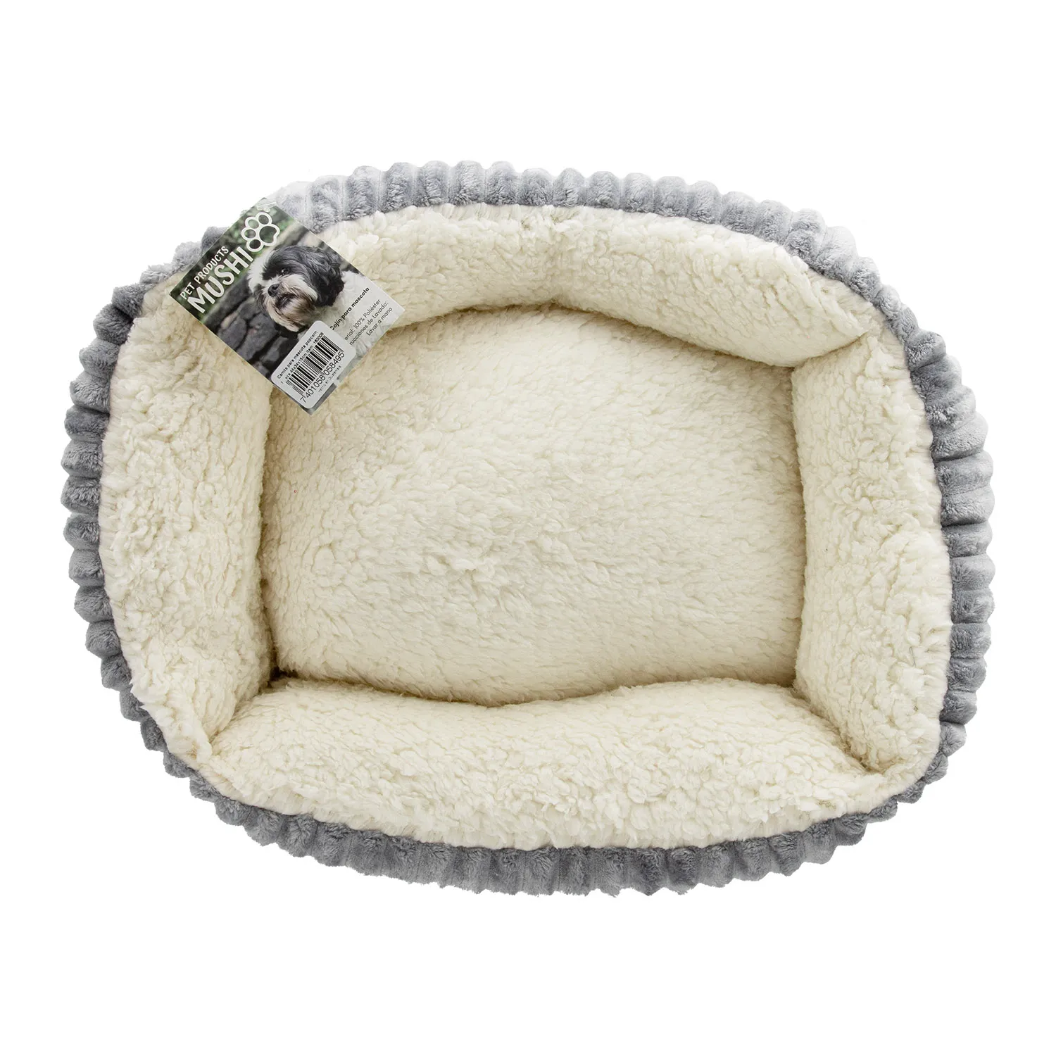 Cama Mascota Gris Pequeña Mushi