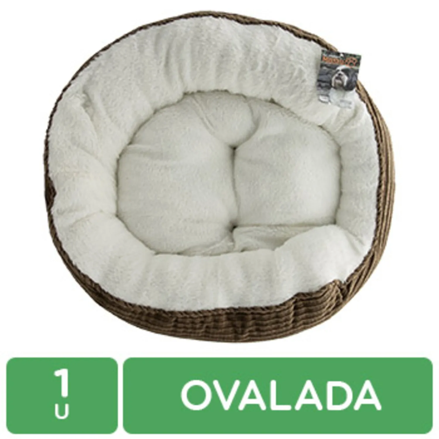 Cama Mascota Café Ovalada Mushi