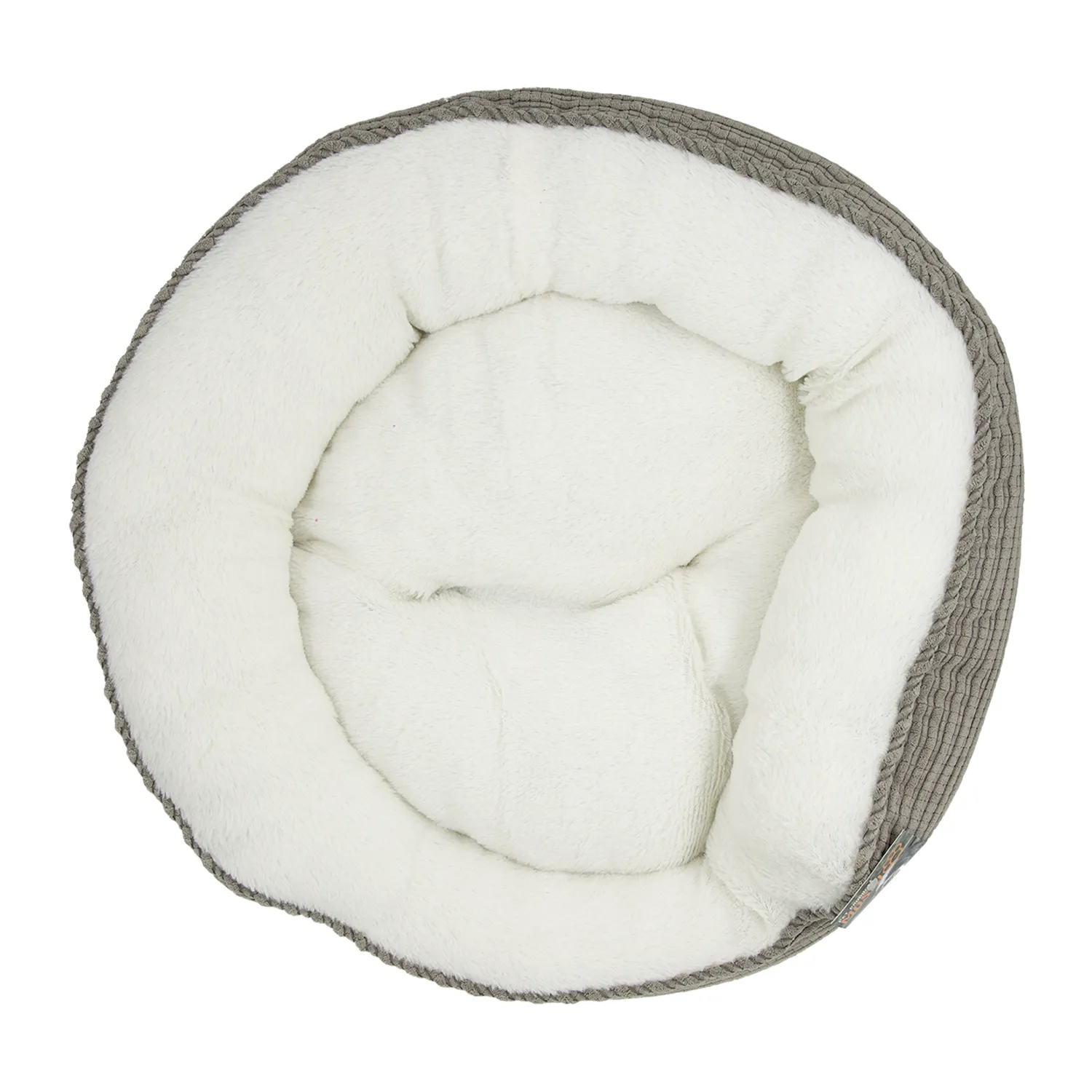 Cama Mascota Gris Ovalada Mushi