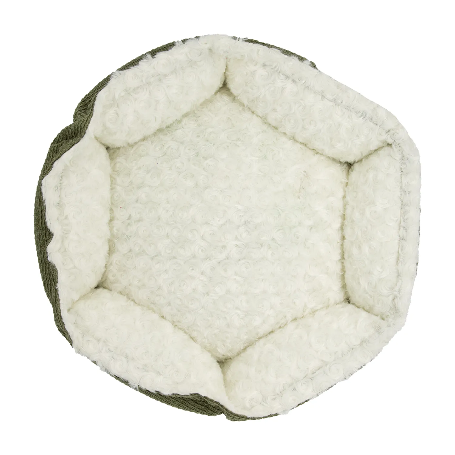 Cama Mascota Verde Hexagonal Mushi