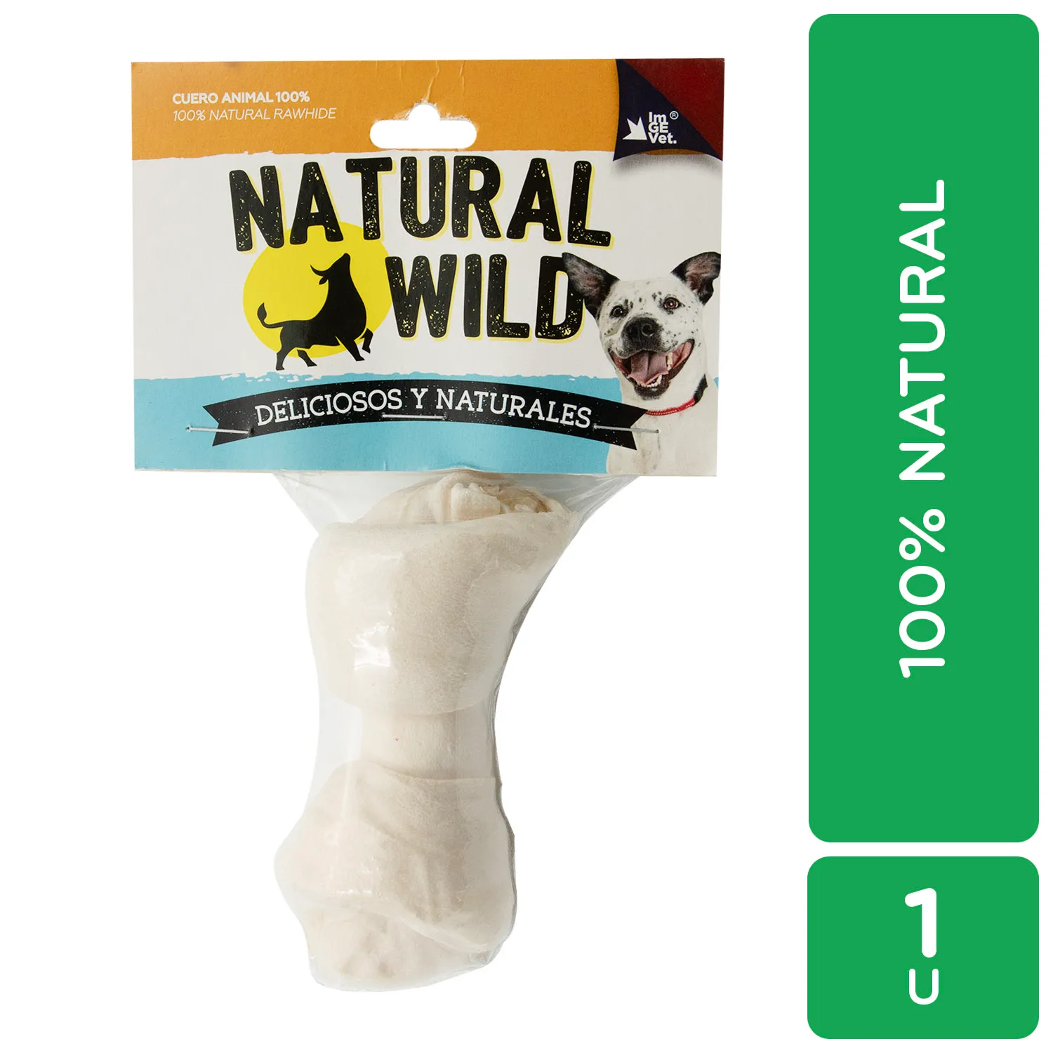 Carnaza Perro Hueso 12 Cm X 3 Cm Natural Wild