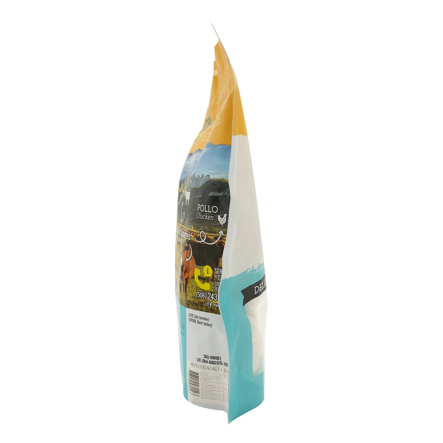 Carnaza Perro Hueso Natural 15 Cm X 3 Cm Natural Wild