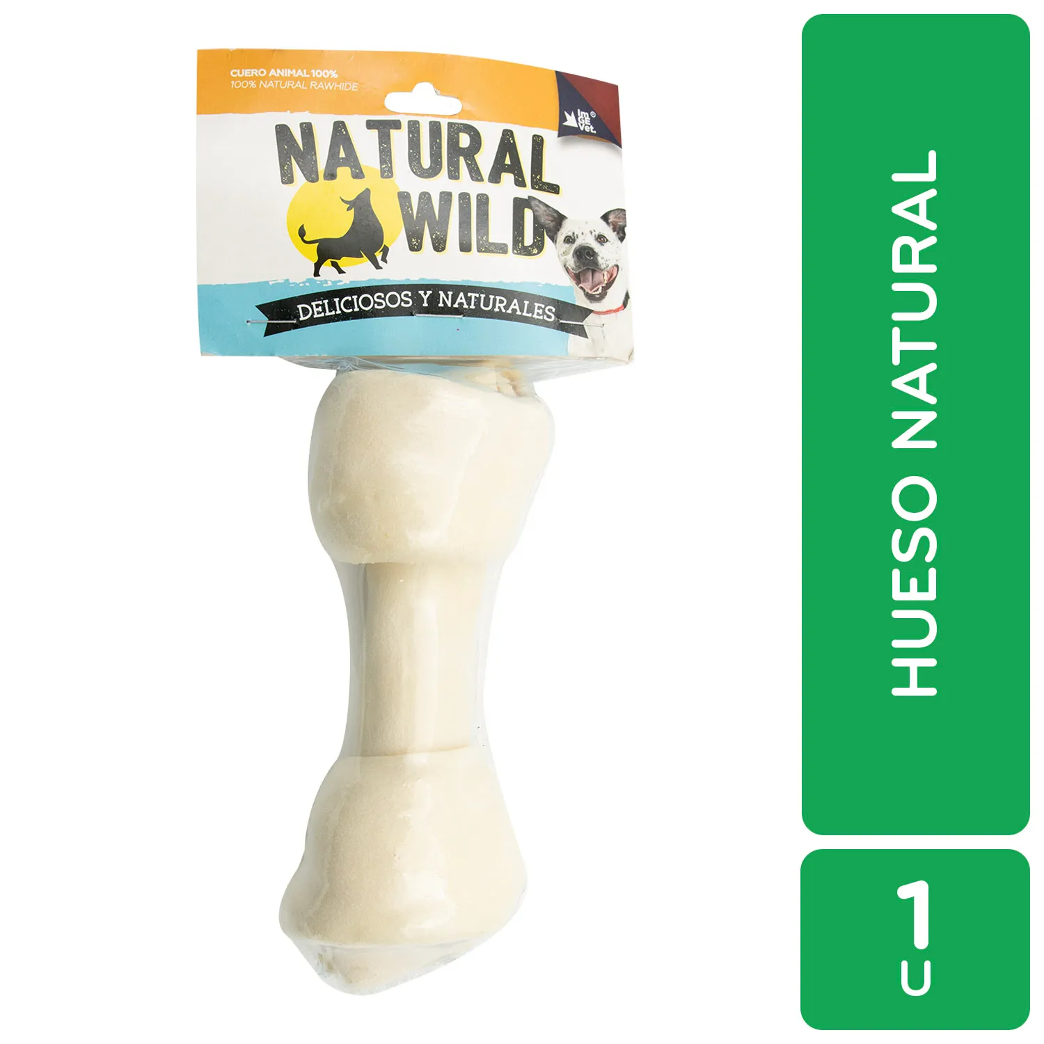Carnaza Perro Hueso 20 Cm X 4 Cm Natural Wild