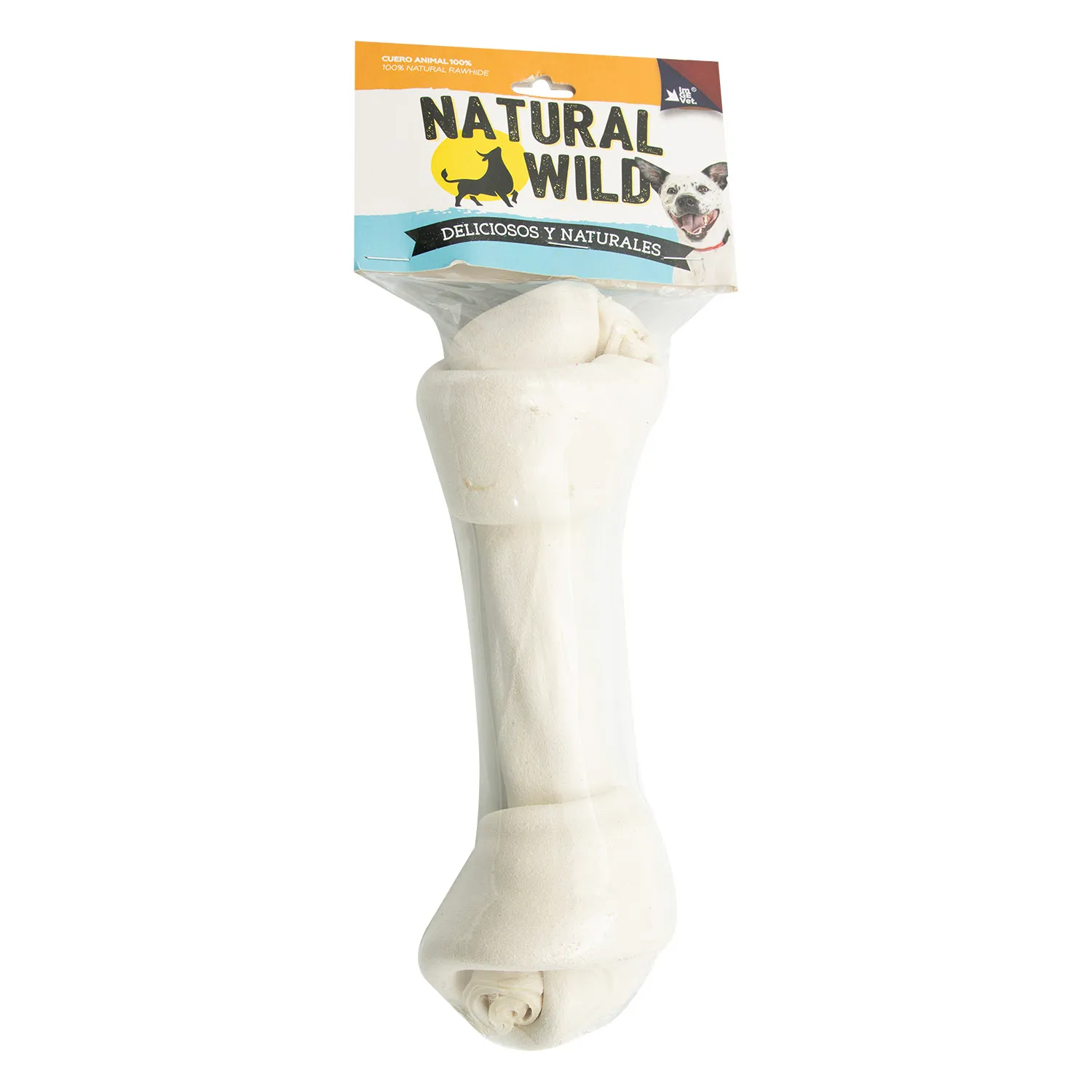 Carnaza Perro Hueso 25 Cm X 5 Cm Natural Wild