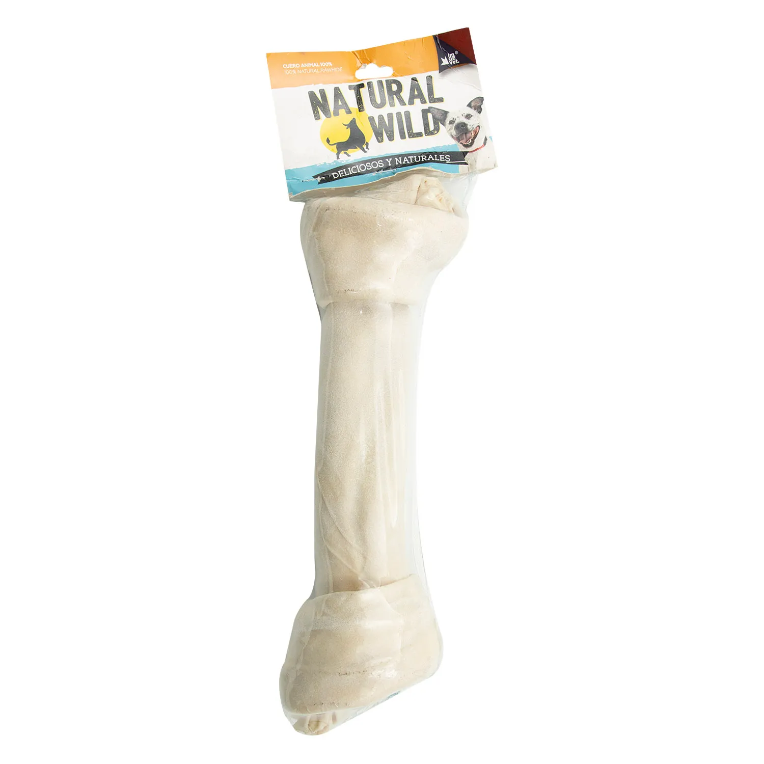 Carnaza Perro Hueso 33 Cm X 5 Cm Natural Wild
