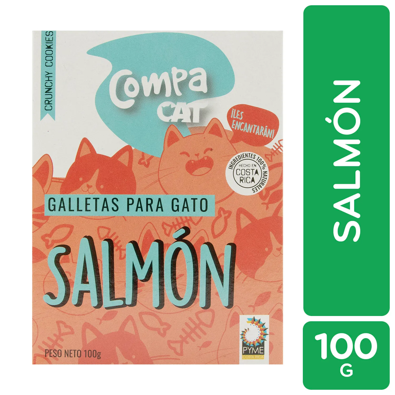 Galleta Gato Salmón Natural Compa