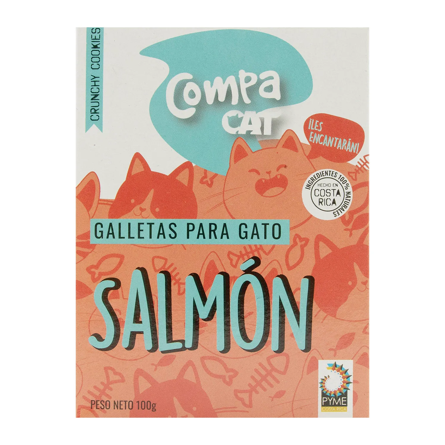 Galleta Gato Salmón Natural Compa