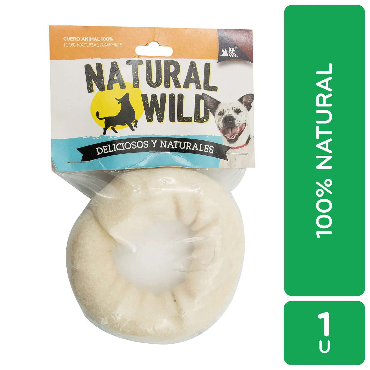 Carnaza Perro Dona 10 Cm X 3 Cm Natural Wild