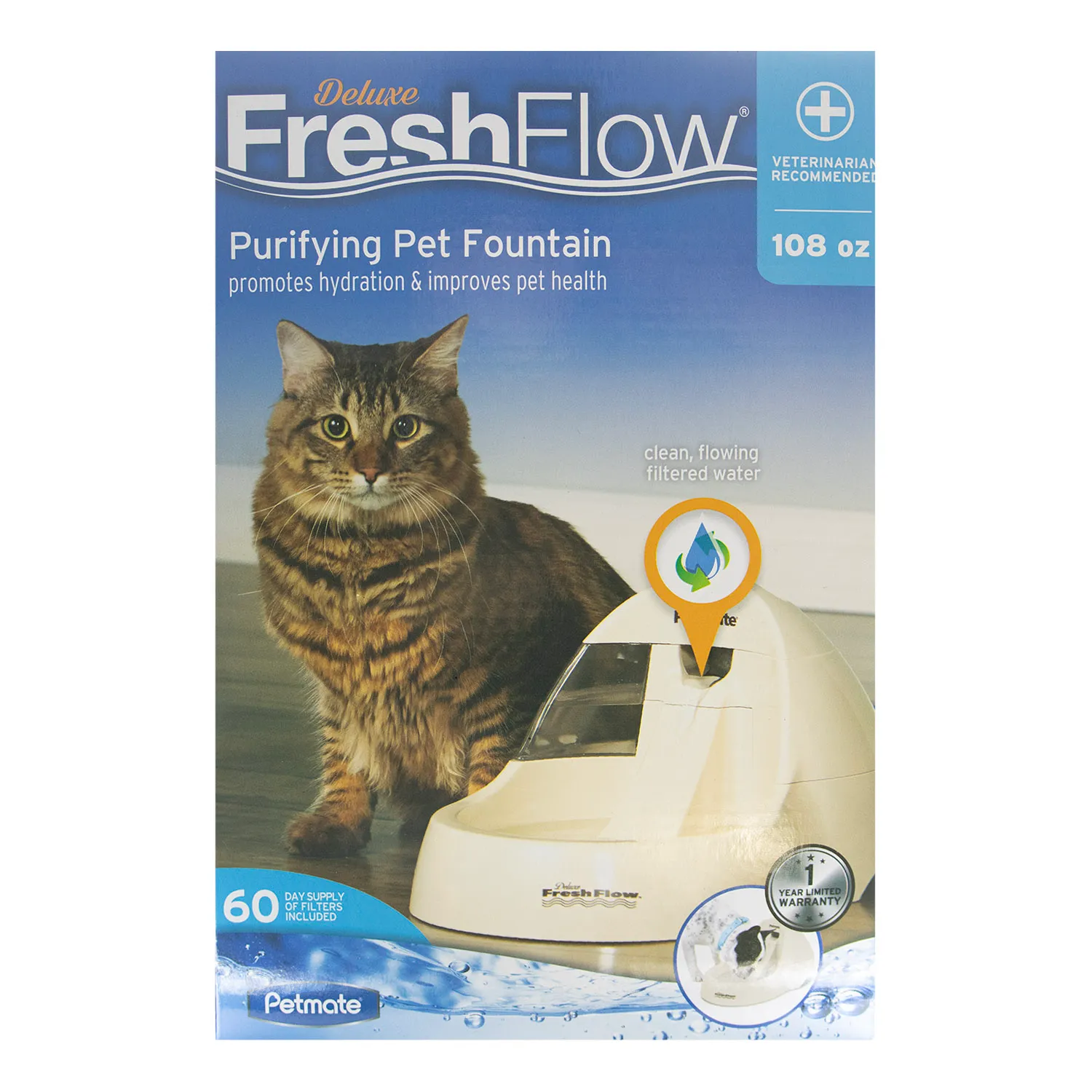 Bebedero Automático 3 L Para Perro Y Gato Petmate