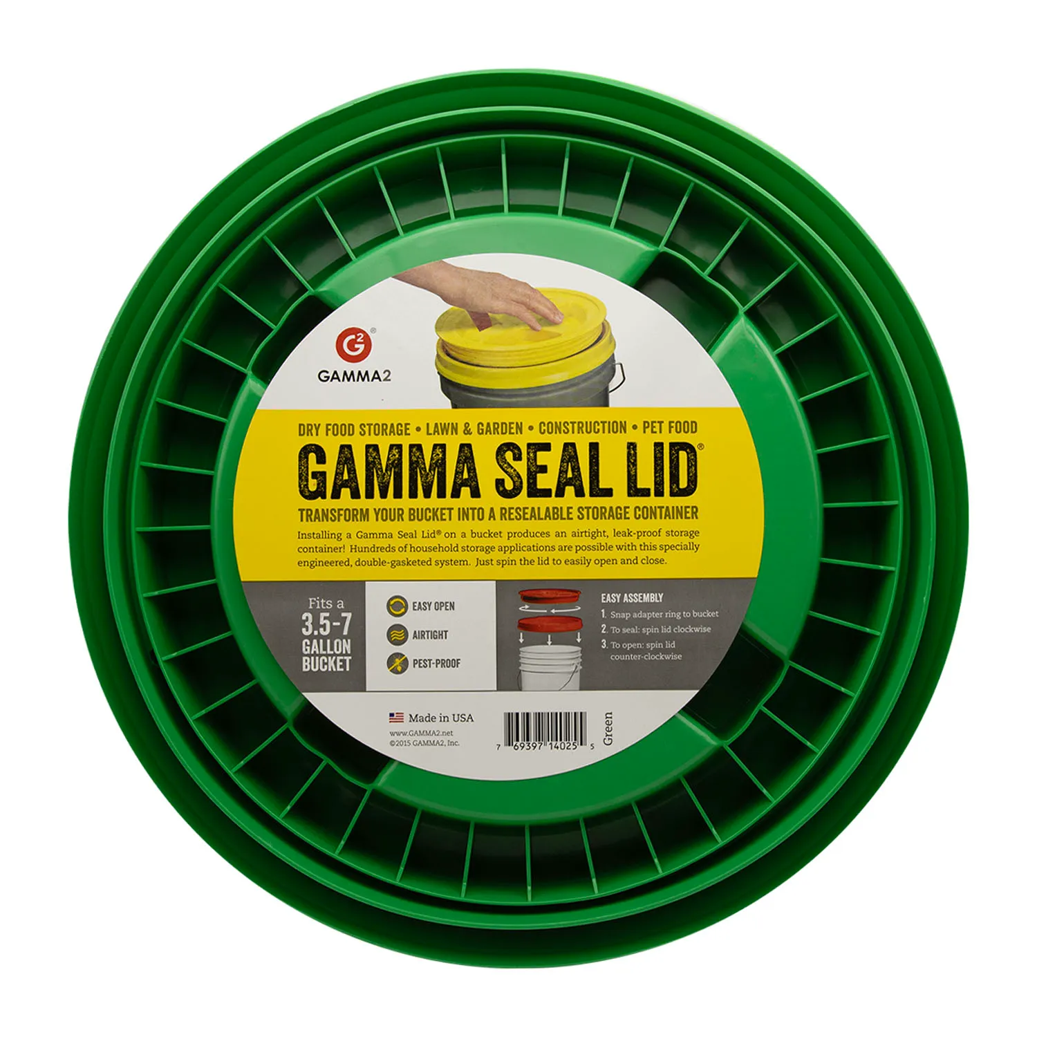 Tapa Verde Envase Gamma