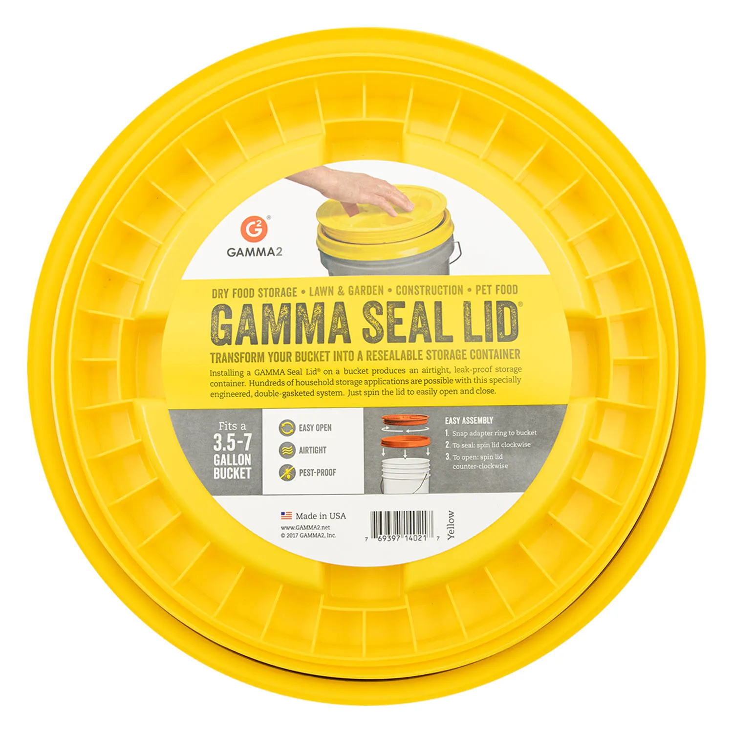 Tapa Amarilla Envase Gamma