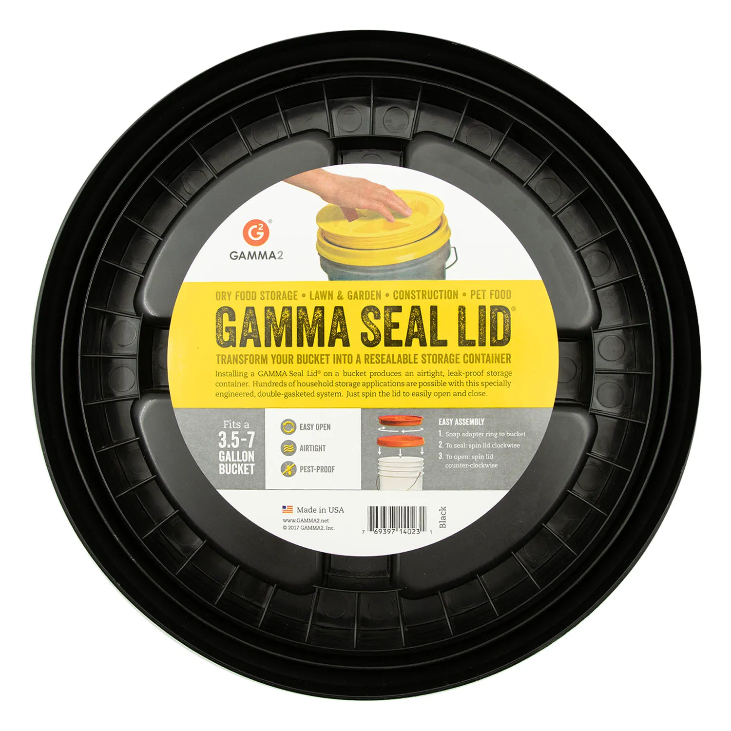 Tapa Negra Envase Gamma