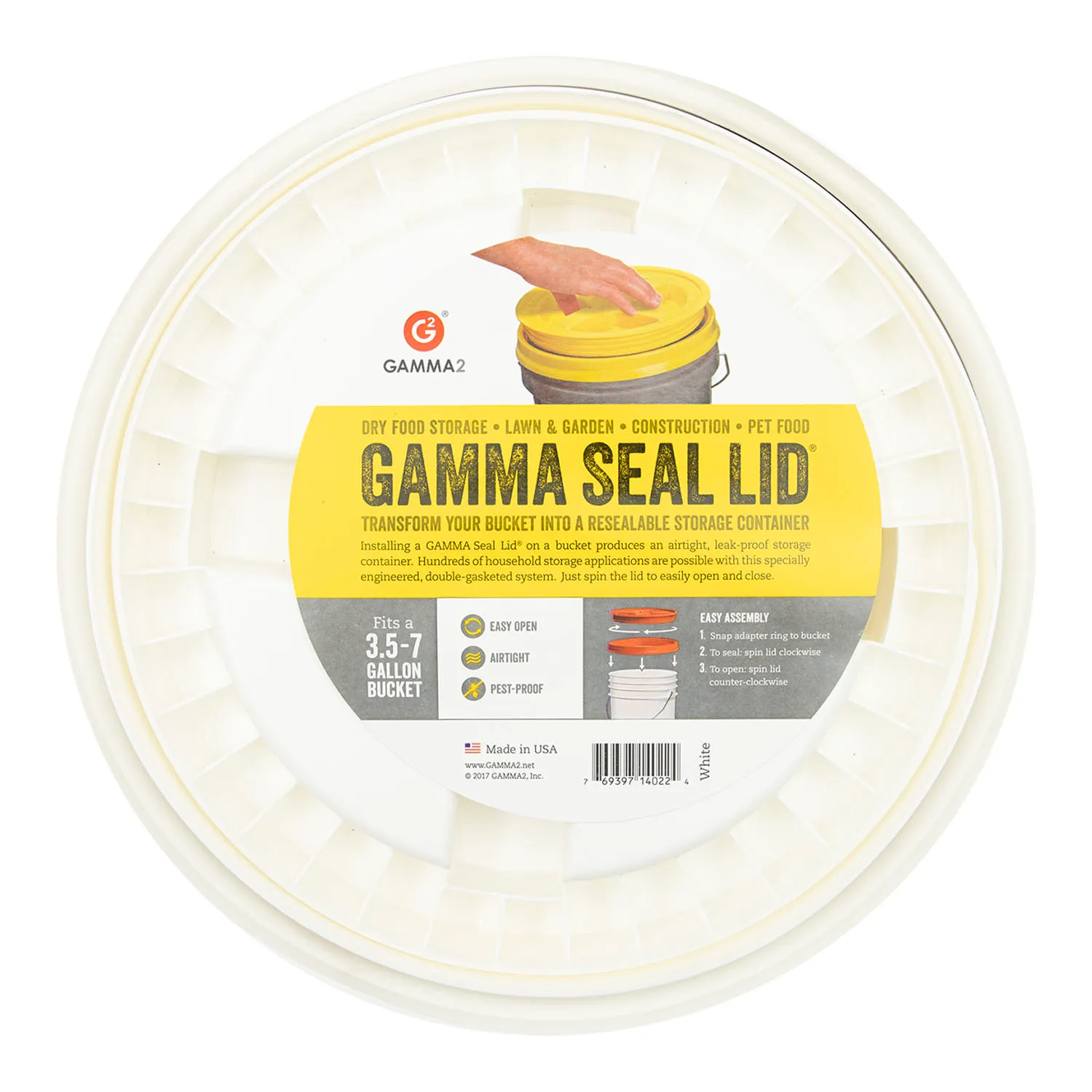 Tapa Blanca Envase Gamma
