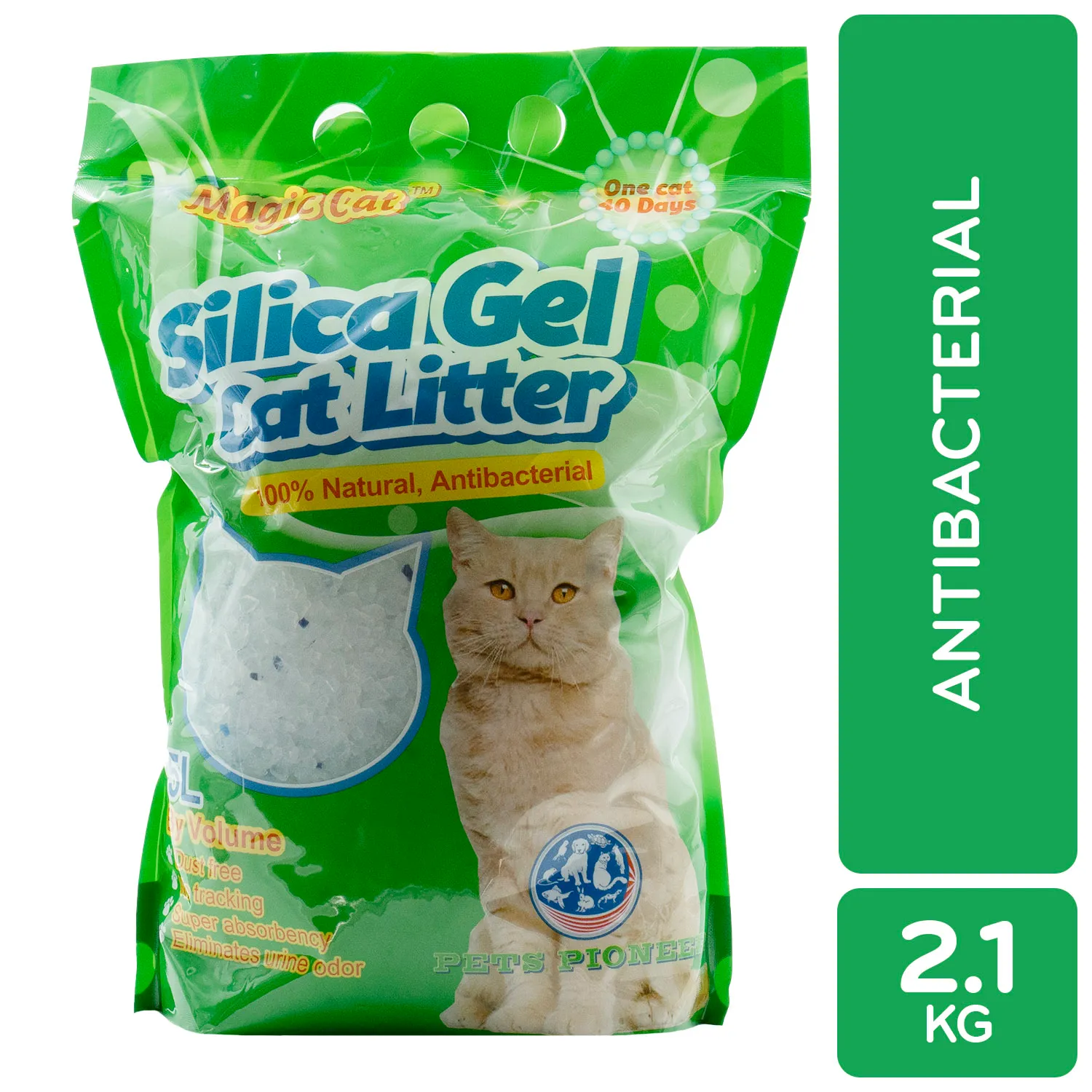 Arena Gato Silica Antibacterial Pet Pioneer