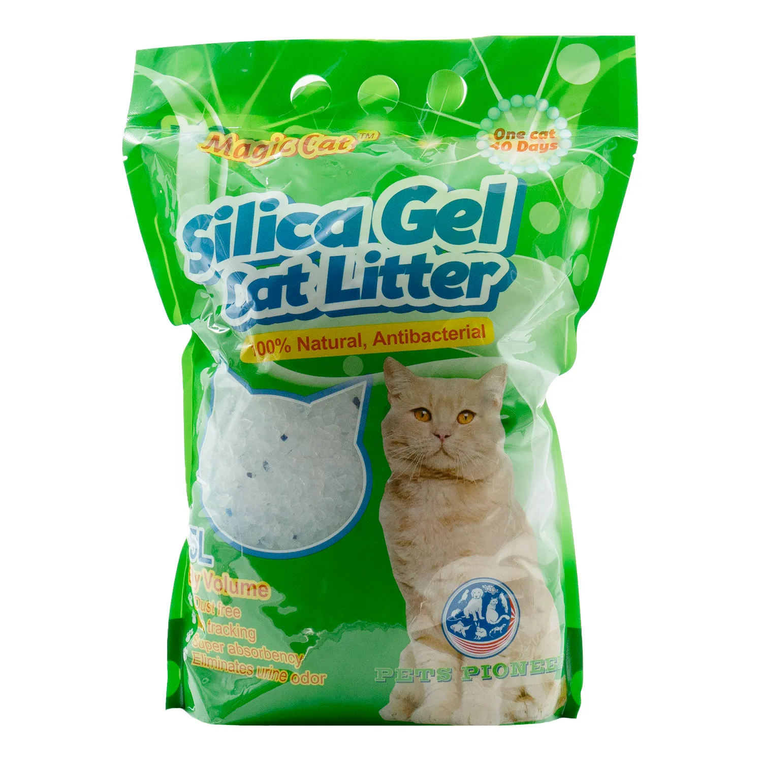 Arena Gato Silica Antibacterial Pet Pioneer