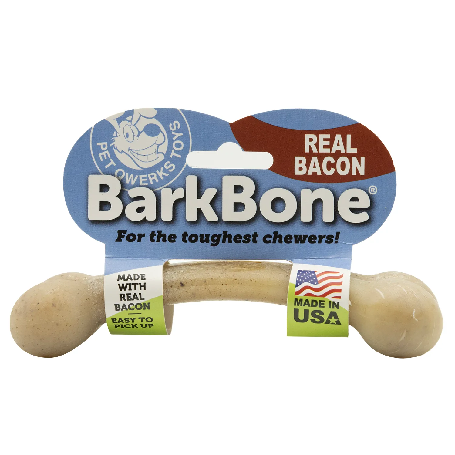 Juguete Hueso Sabor Tocineta Para Perro Barkbone