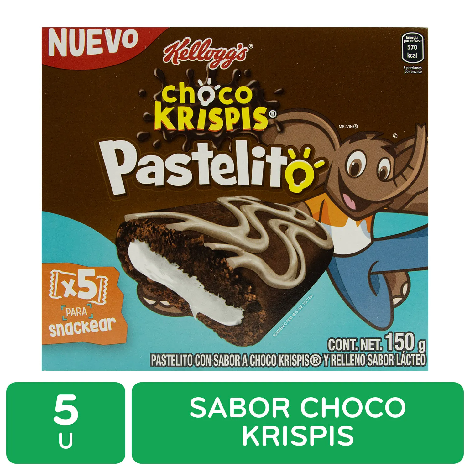 Pastelito Chocokrispis  Kelloggs Caja 150 G