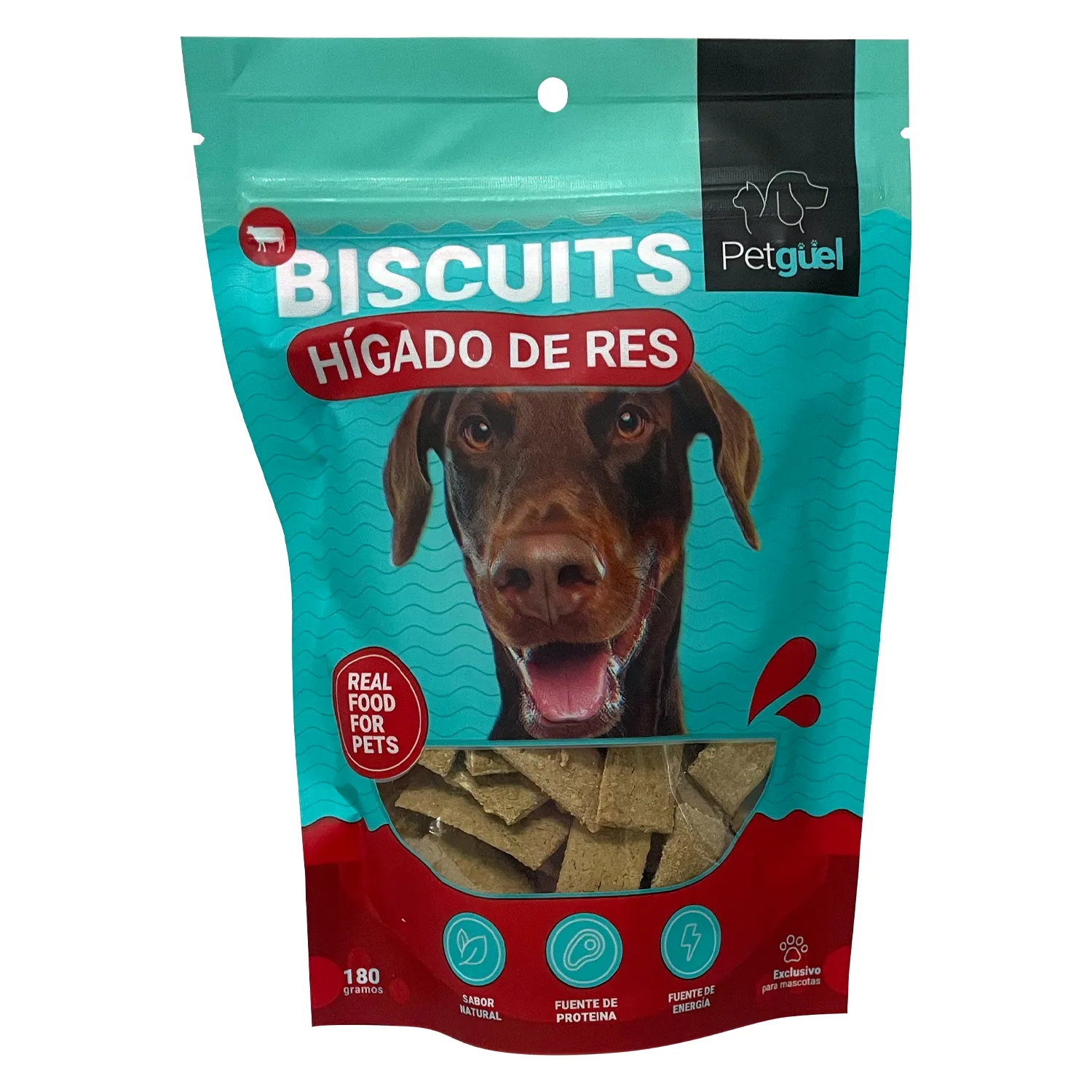 Galleta Hígado De Res Perro Petgüel