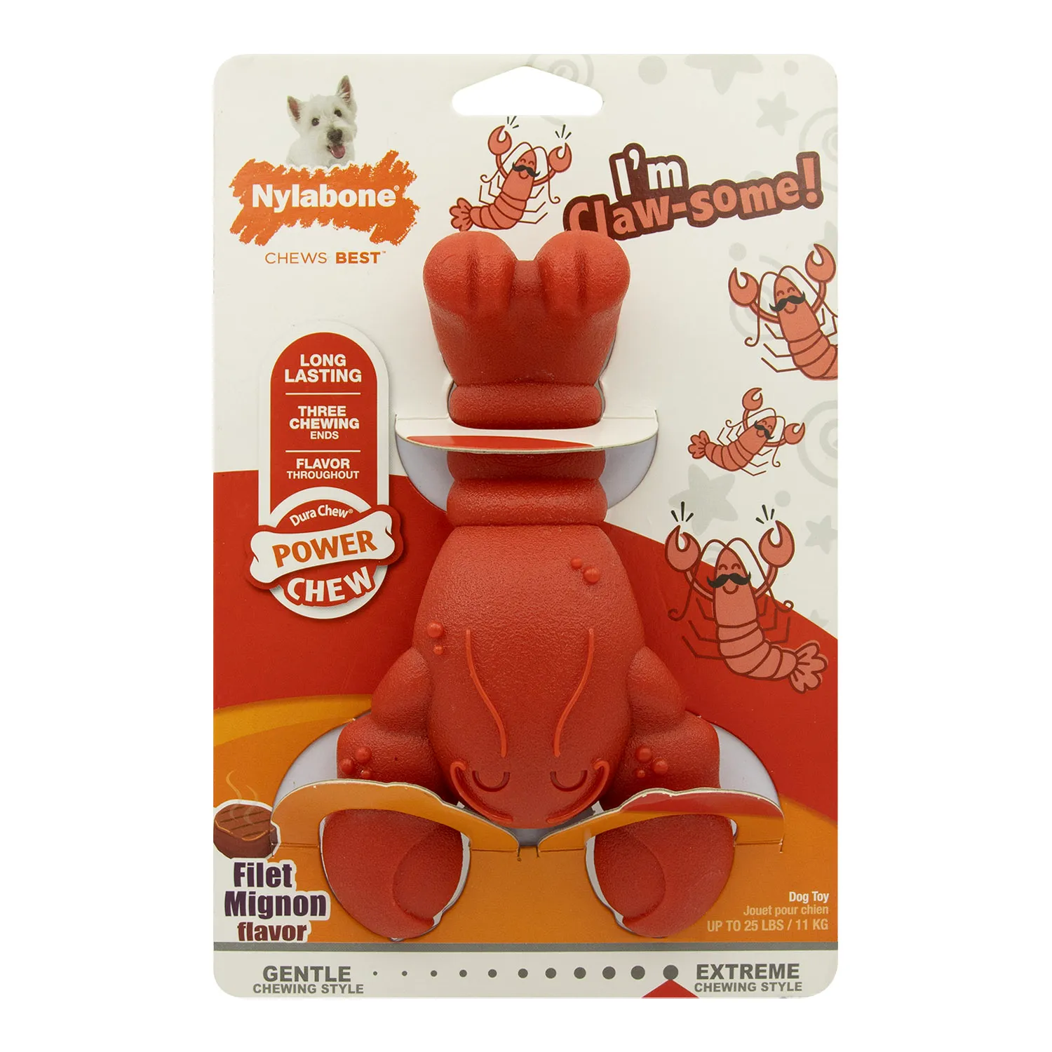 Juguete Morder Langosta Para Perro Nylabone