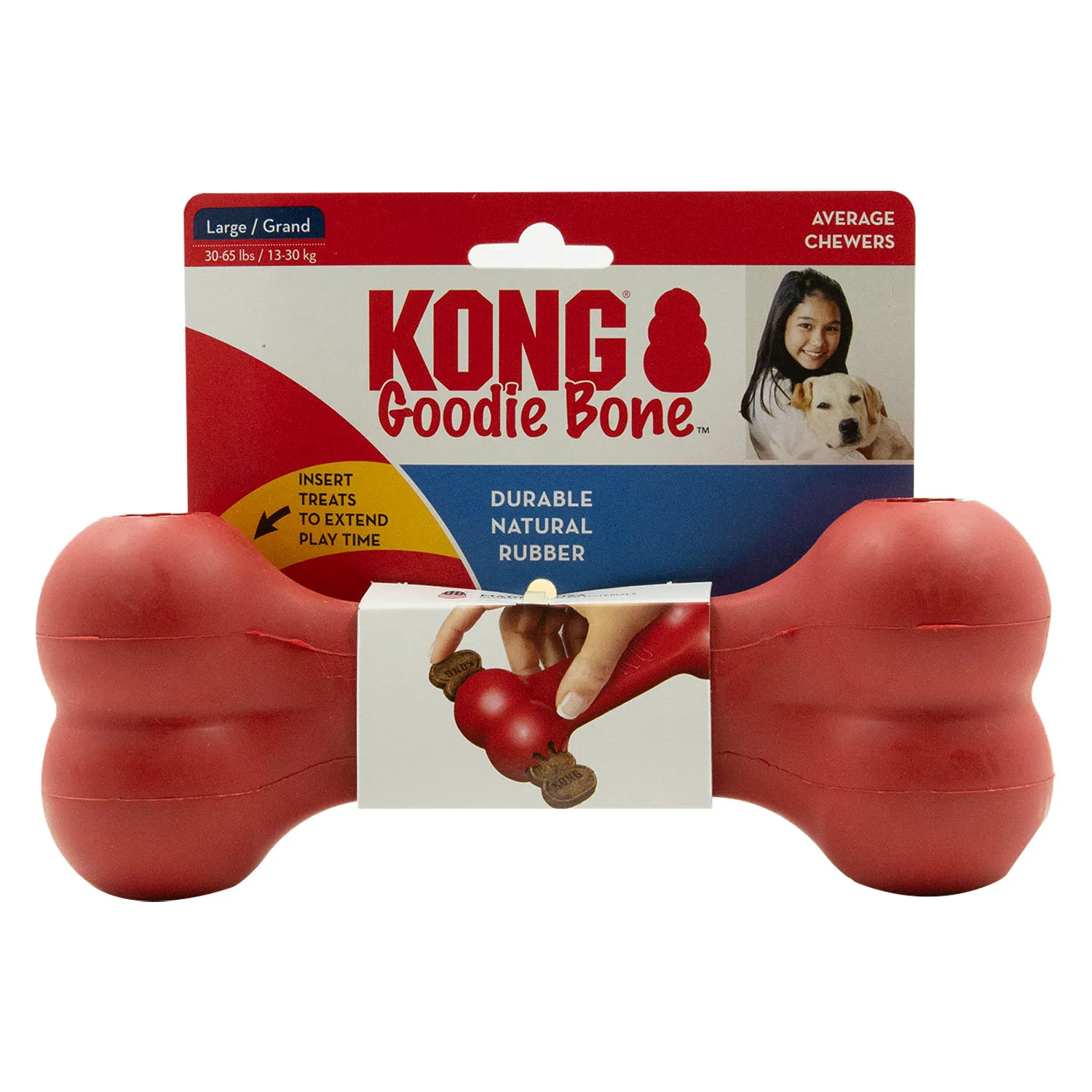 Juguete Perro Hueso Rellenable L Kong