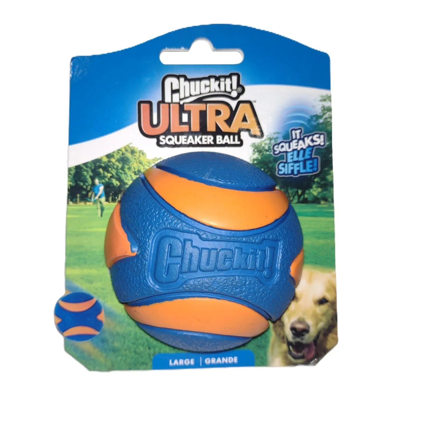 Juguete Perro Bola Con Sonido Chuckit