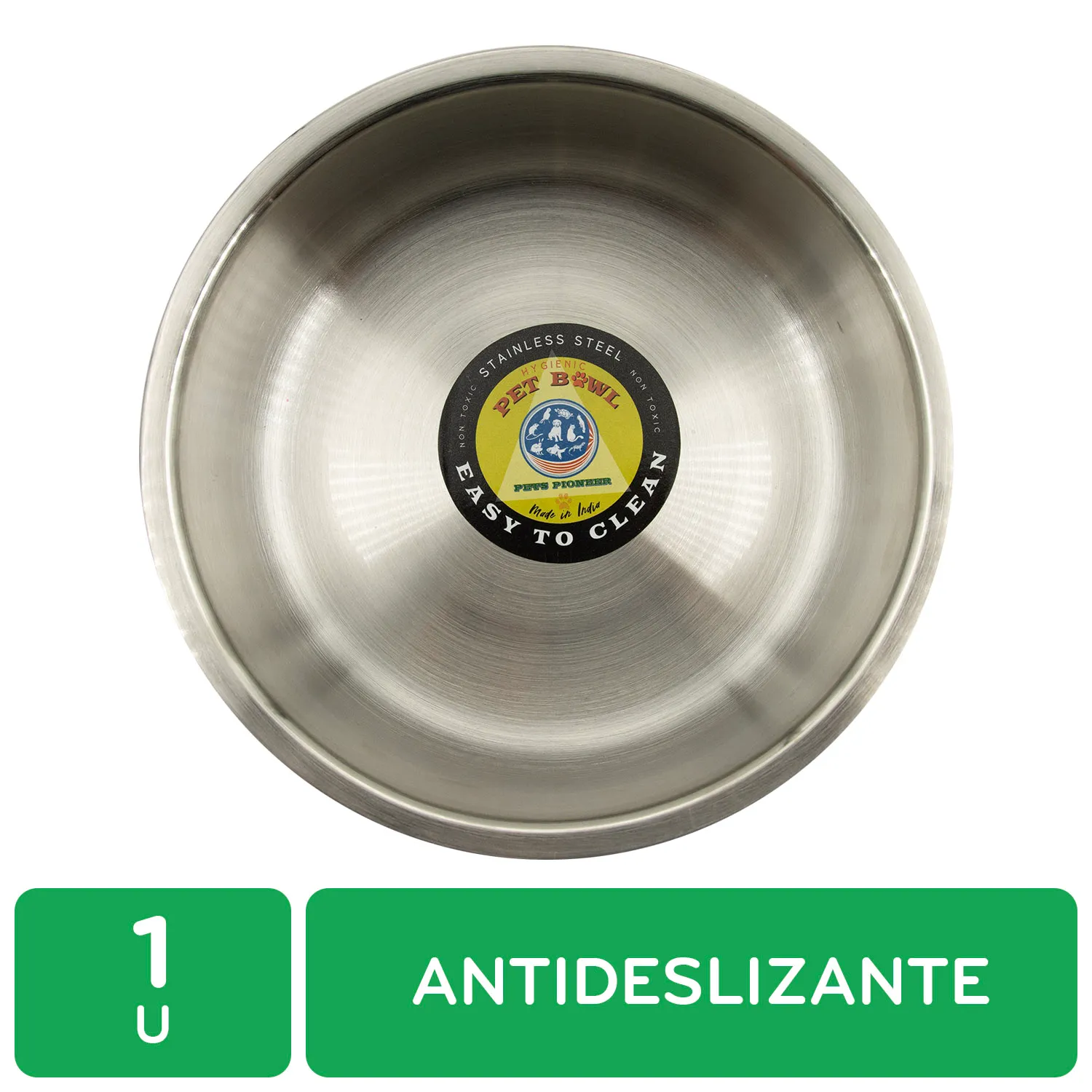 Comedero Acero Inoxidable 1200 Ml Perro Pets Pioneer