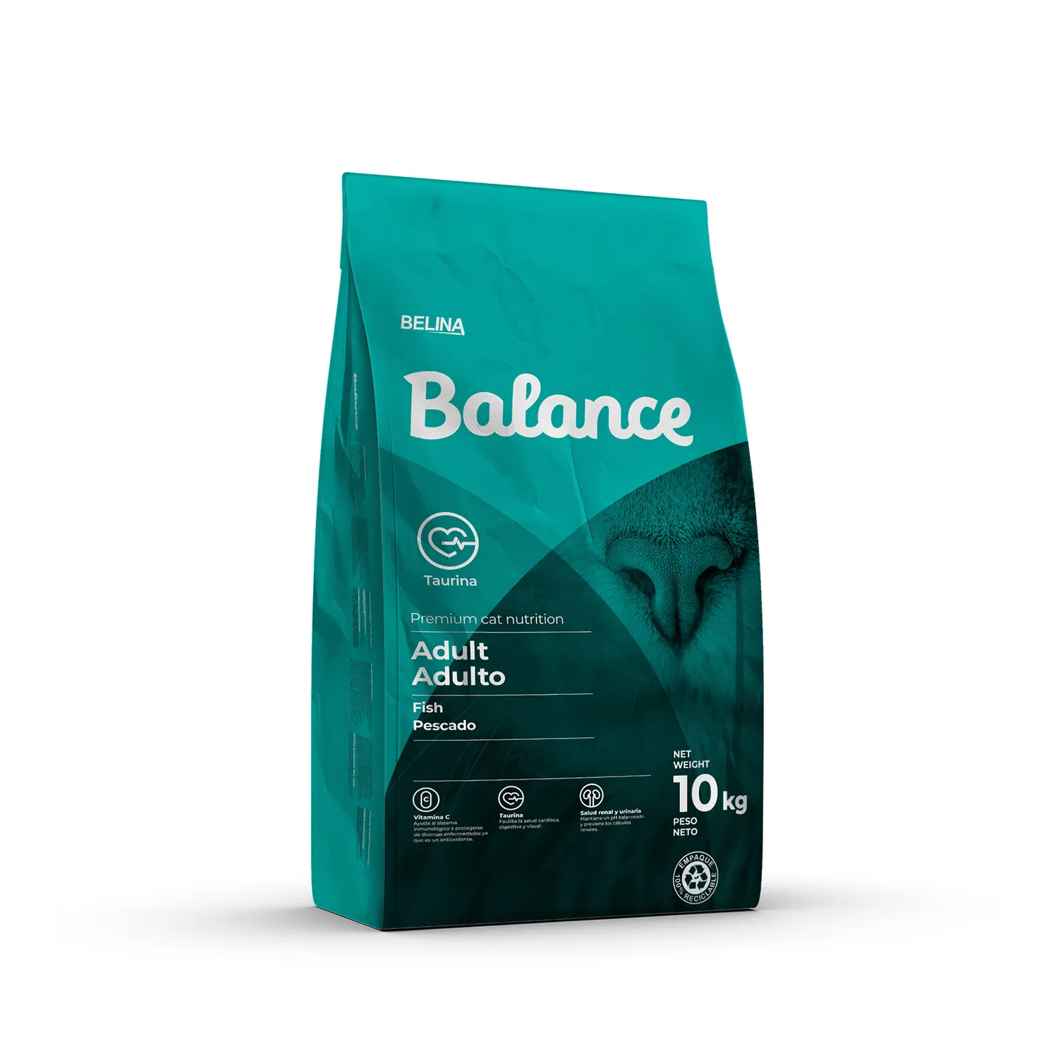Alimento Gato Seco Adulto Pescado Premium Balance