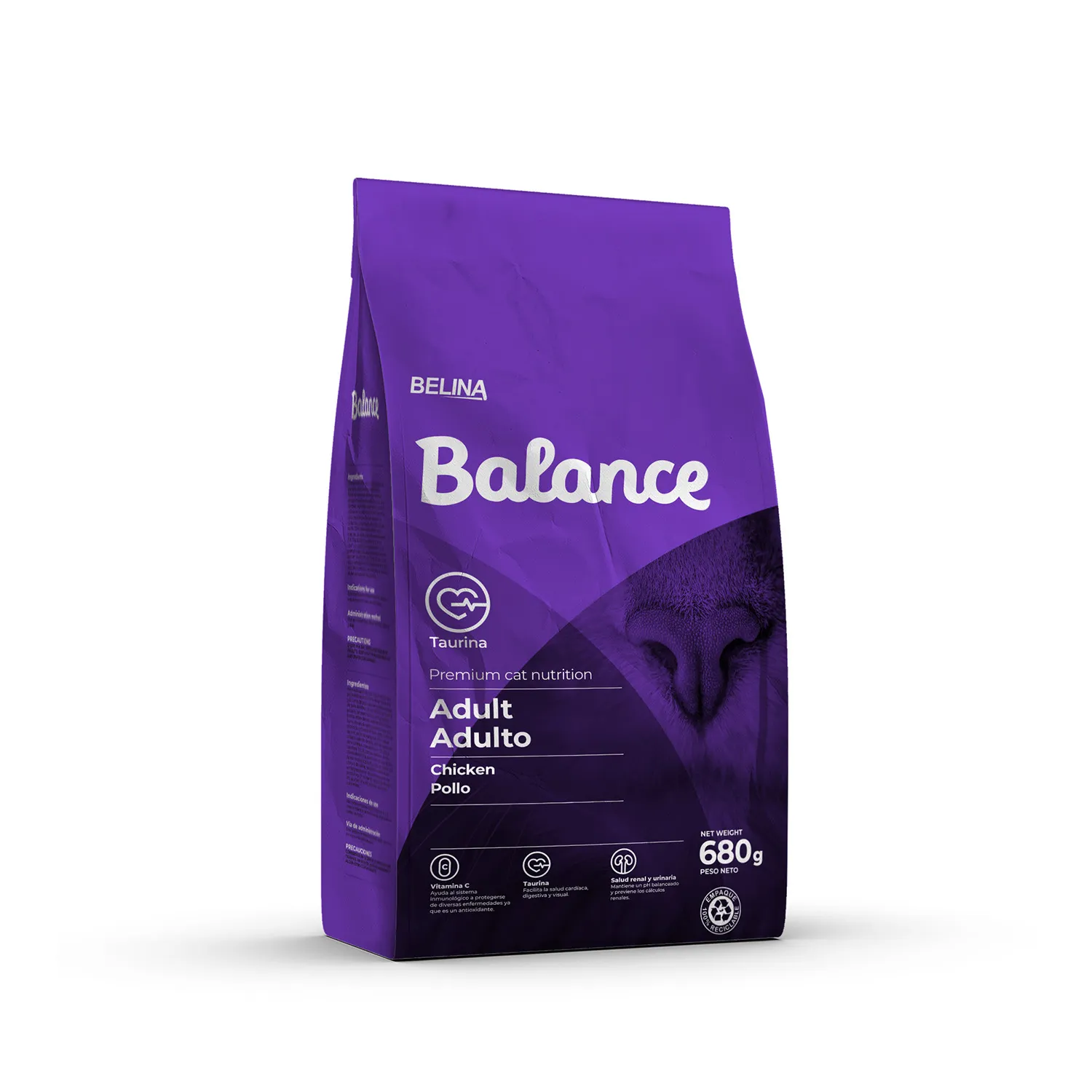 Alimento Gato Seco Adulto Pollo Premium Balance