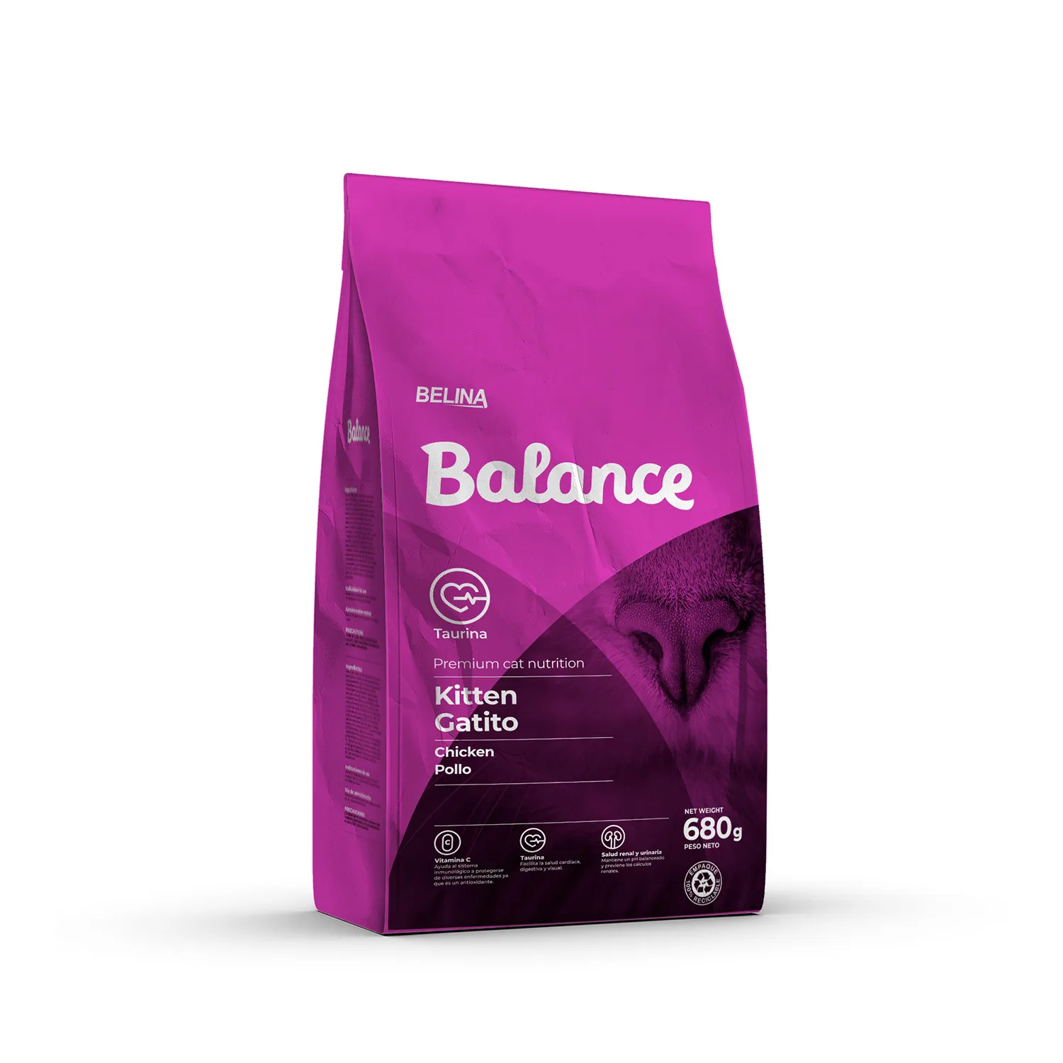 Alimento Gato Seco Cachorro Pollo Y Pescado Premium Balance