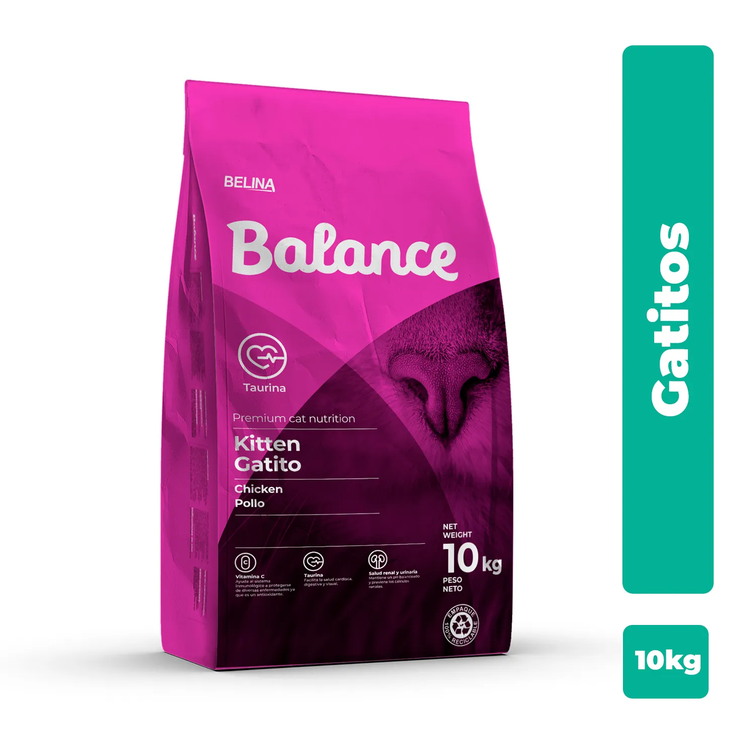Alimento Gato Seco Cachorro Pollo Premium Balance