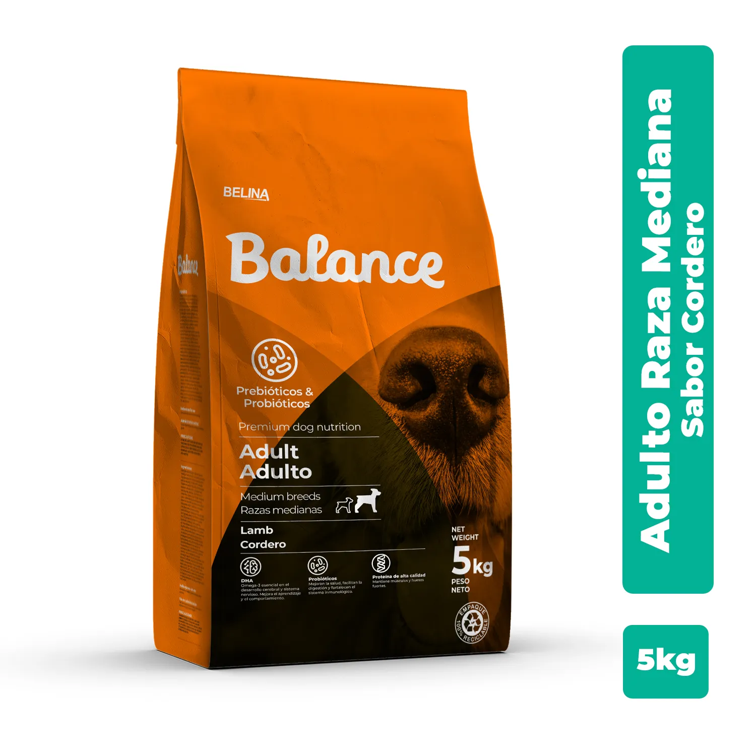 Alimento Perro Adulto Seco Cordero Y Arroz Con Calcio Balance