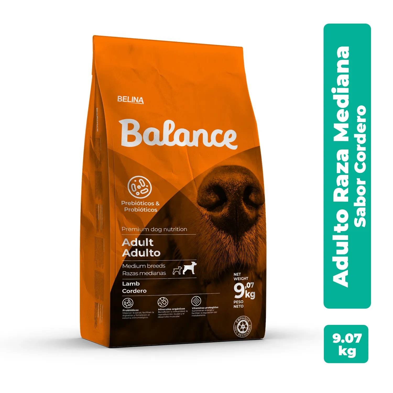Alimento Perro Adulto Seco Cordero Y Arroz Con Calcio Balance
