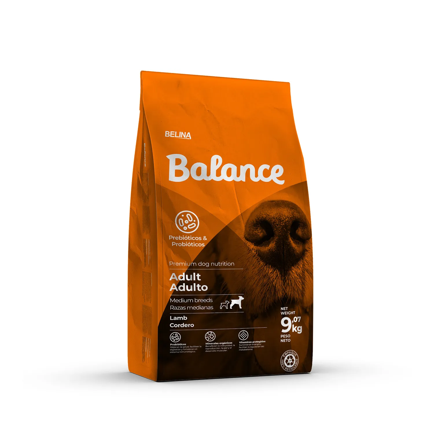 Alimento Perro Adulto Seco Cordero Y Arroz Con Calcio Balance