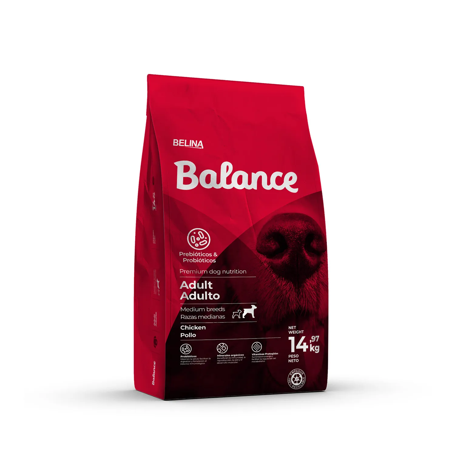 Alimento Perro Adulto Seco Raza Mediana Balance