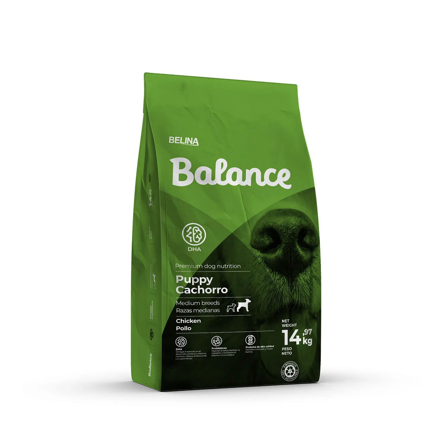 Alimento Perro Cachorro Seco Óptima Digestión Balance