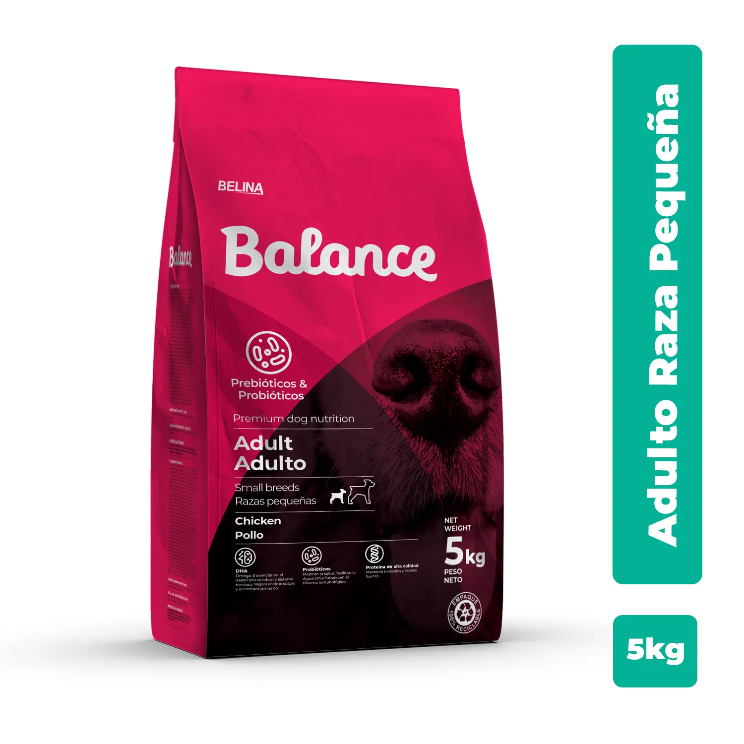 Alimento Perro Adulto Seco Raza Pequeña Con Calcio Balance
