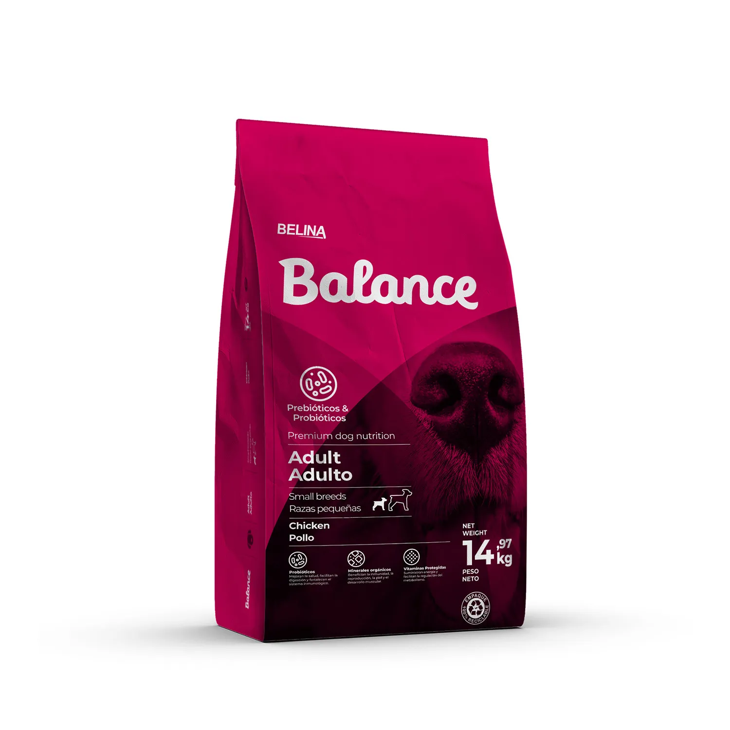 Alimento Perro Adulto Seco Raza Pequeña Con Calcio Balance