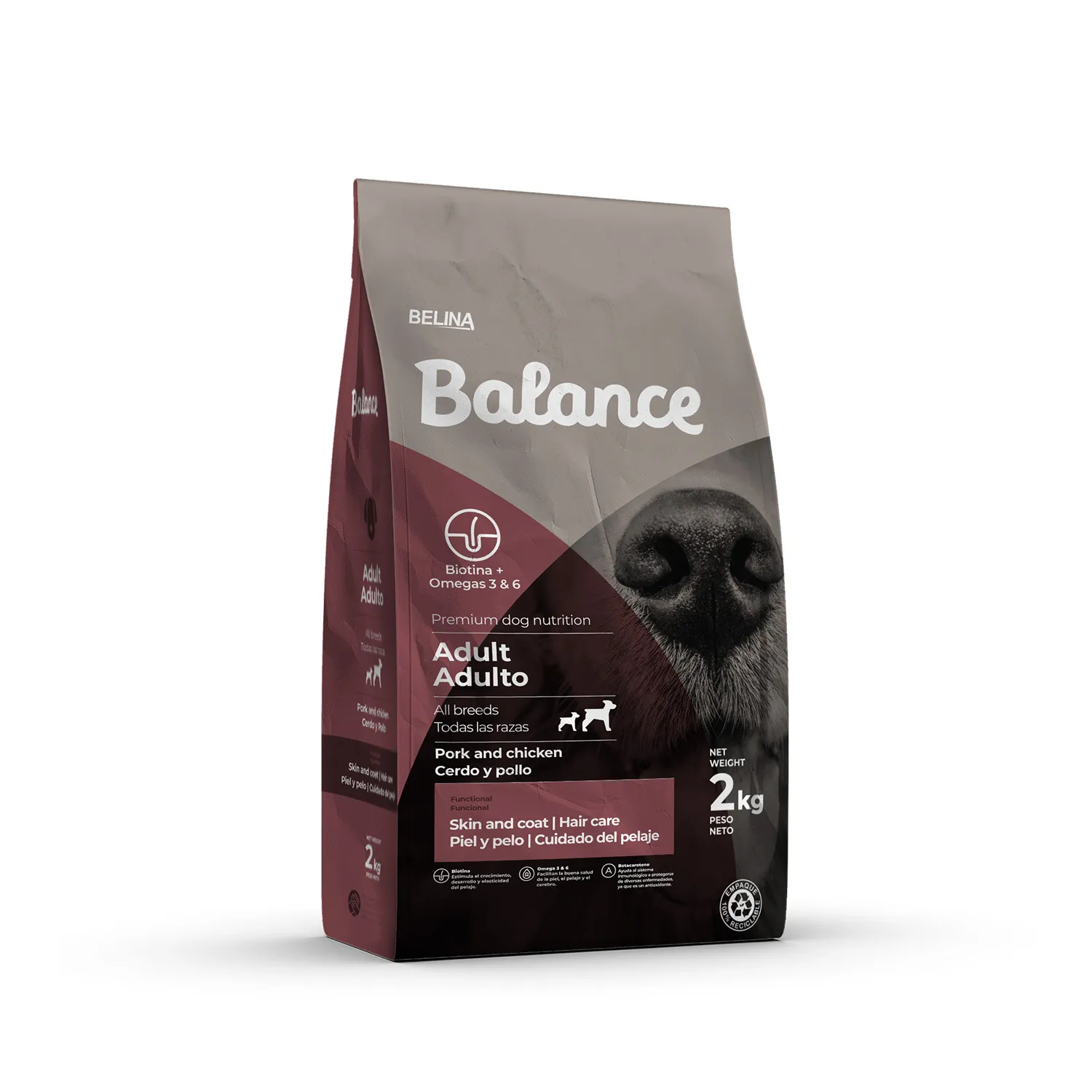 Alimento Perro Adulto Seco Pelaje Y Piel Biotina Balance