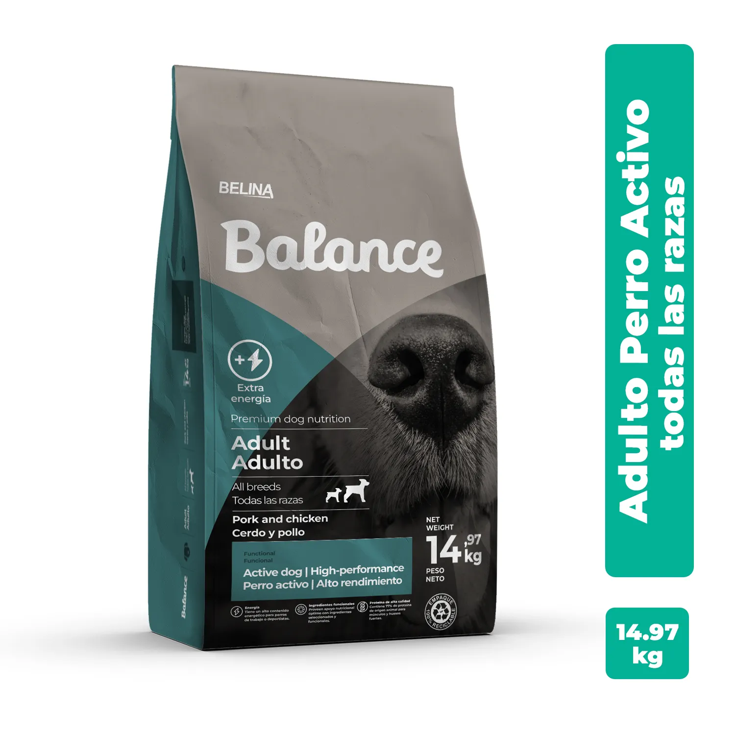 Alimento Perro Adulto Seco Activo Biotina Balance