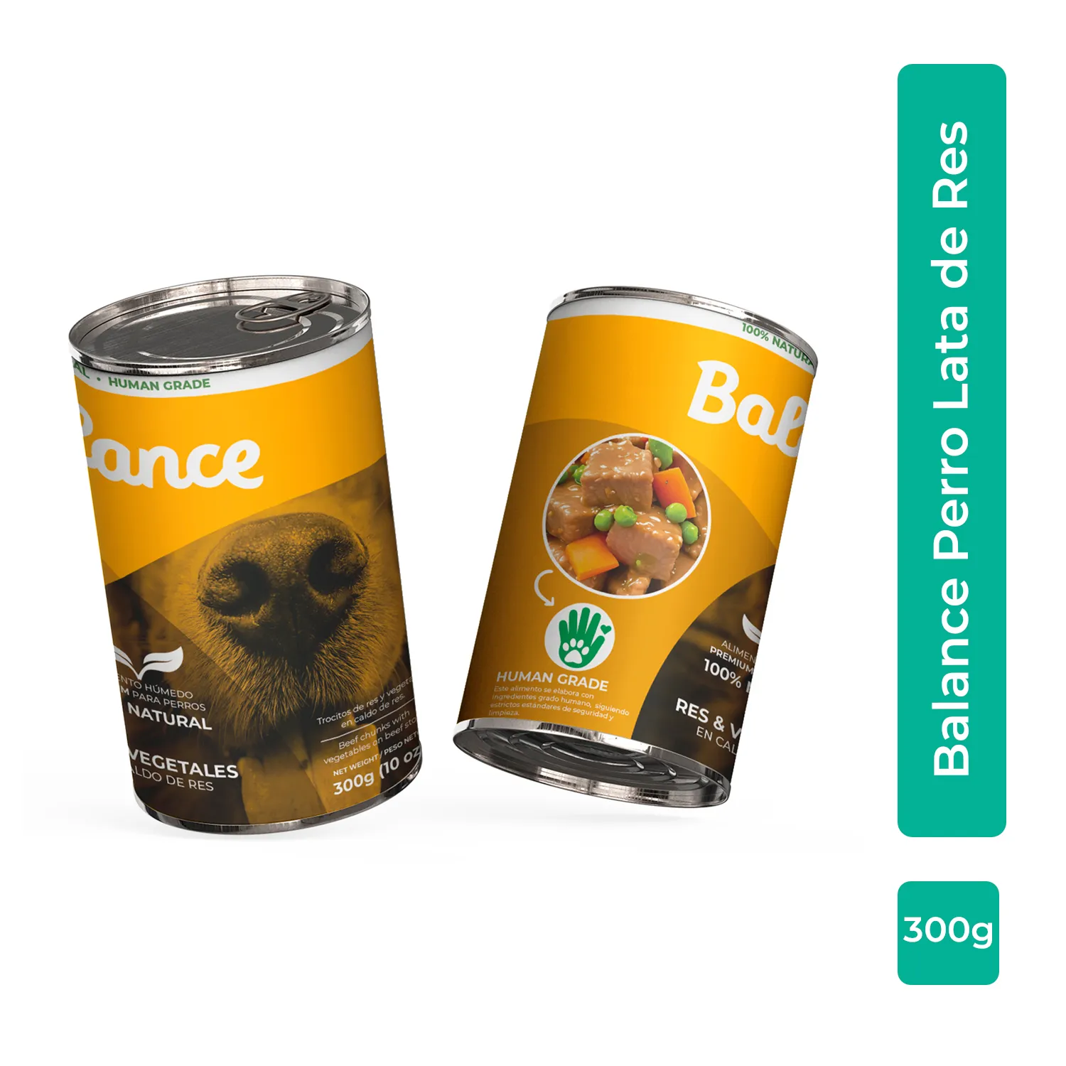 Alimento Perro Humedo Adulto Carne 100% Natural Balance