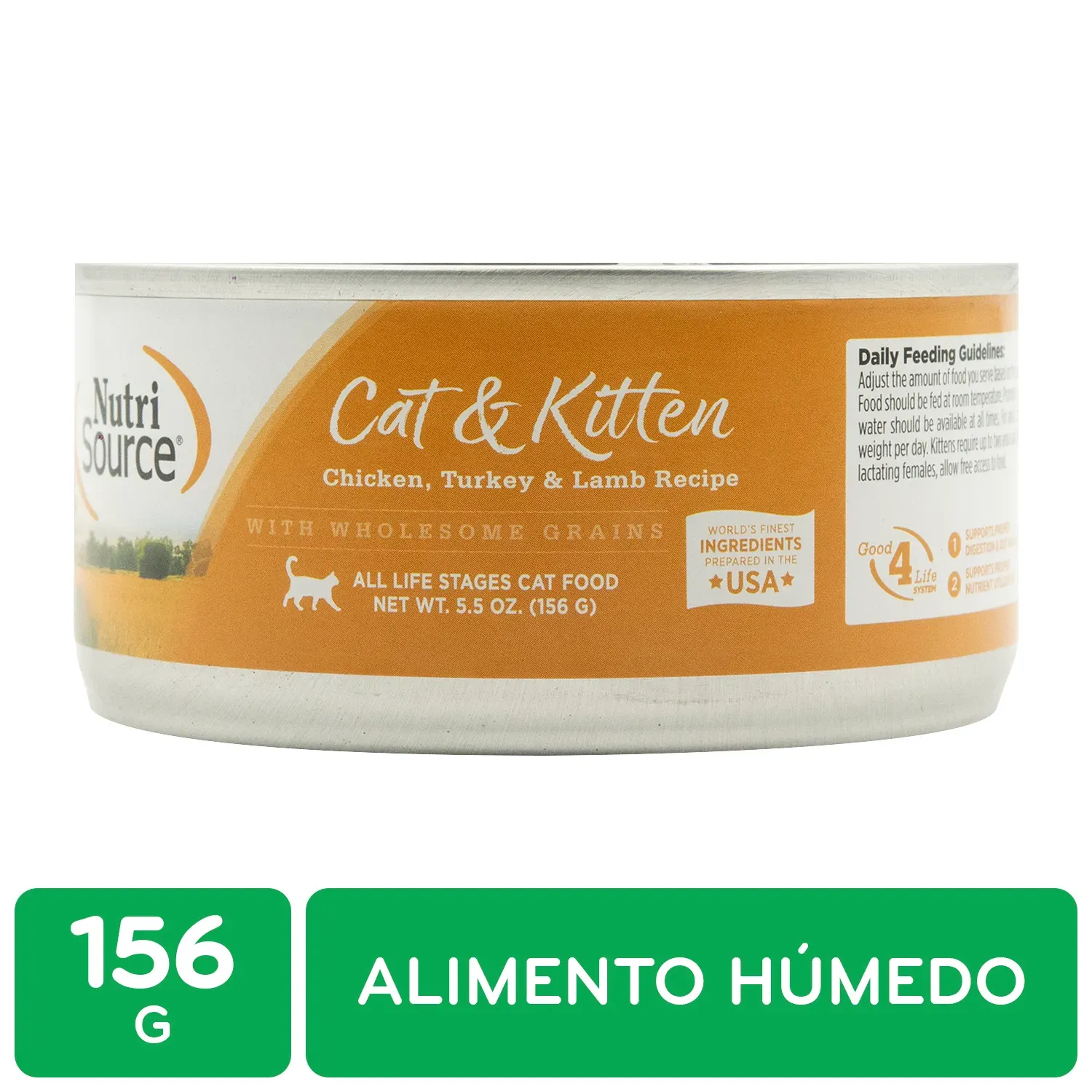 Alimento Gato Humedo Toda Edad Con Probióticos Nutrisource