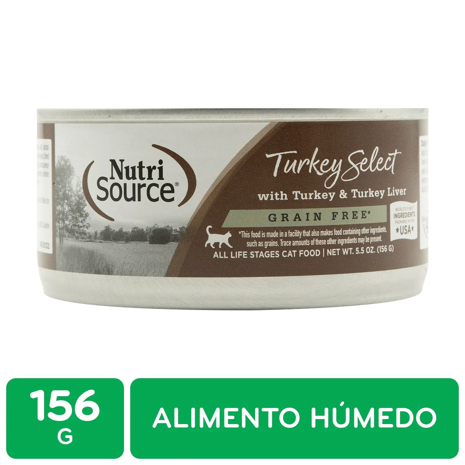 Alimento Gato Humedo Adulto Pollo Y Pavo Con Granos Nutrisource