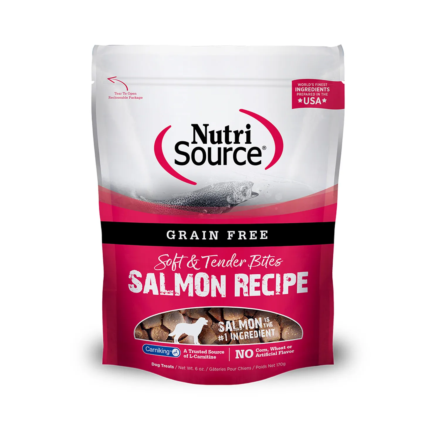 Bocadillo Suave Perro Salmón Libre De Granos Nutrisource