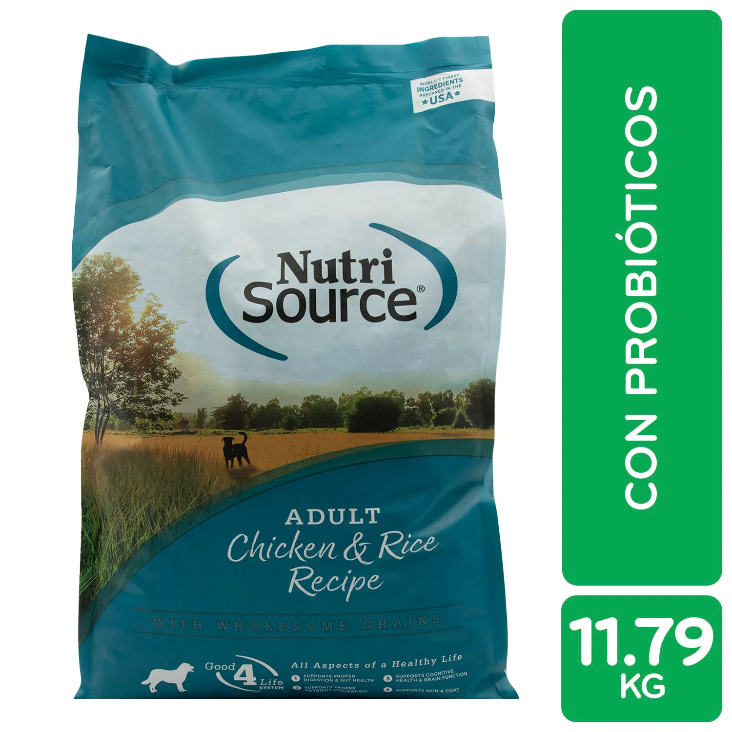 Alimento Perro Adulto Seco Con Probióticos Nutrisource