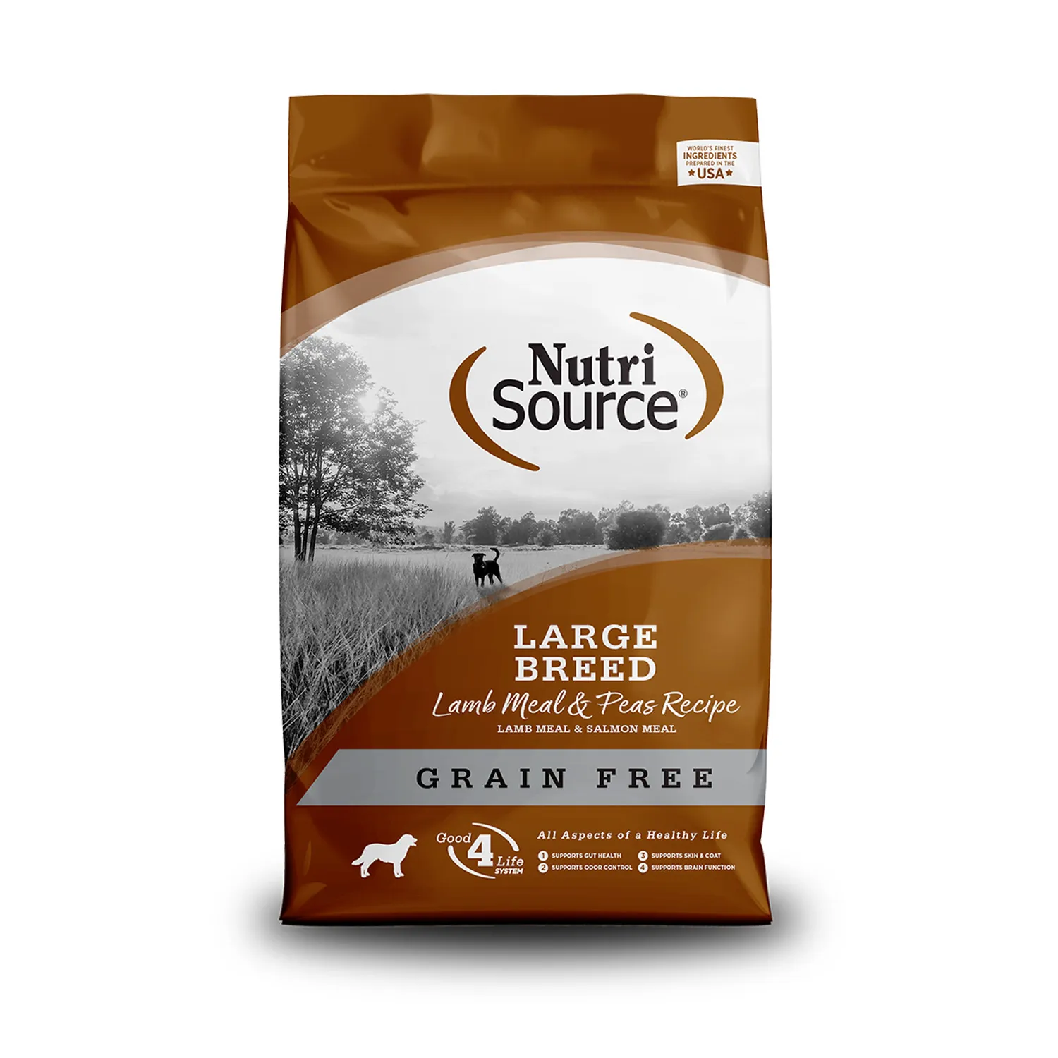 Alimento Perro Adulto Seco Cordero Raza Grande Libre De Granos Nutrisource