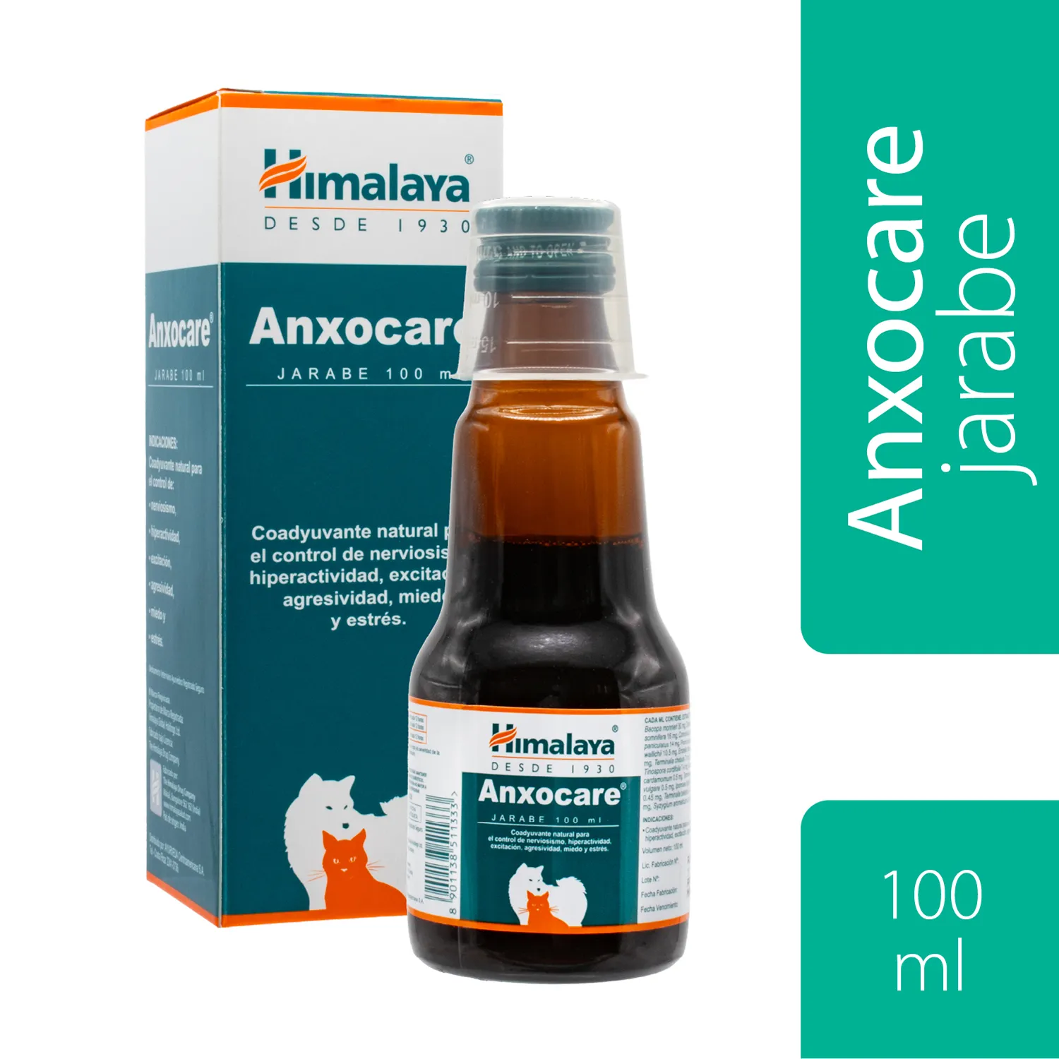 Ansiolítico Jarabe Mascota Anxocare Himalaya