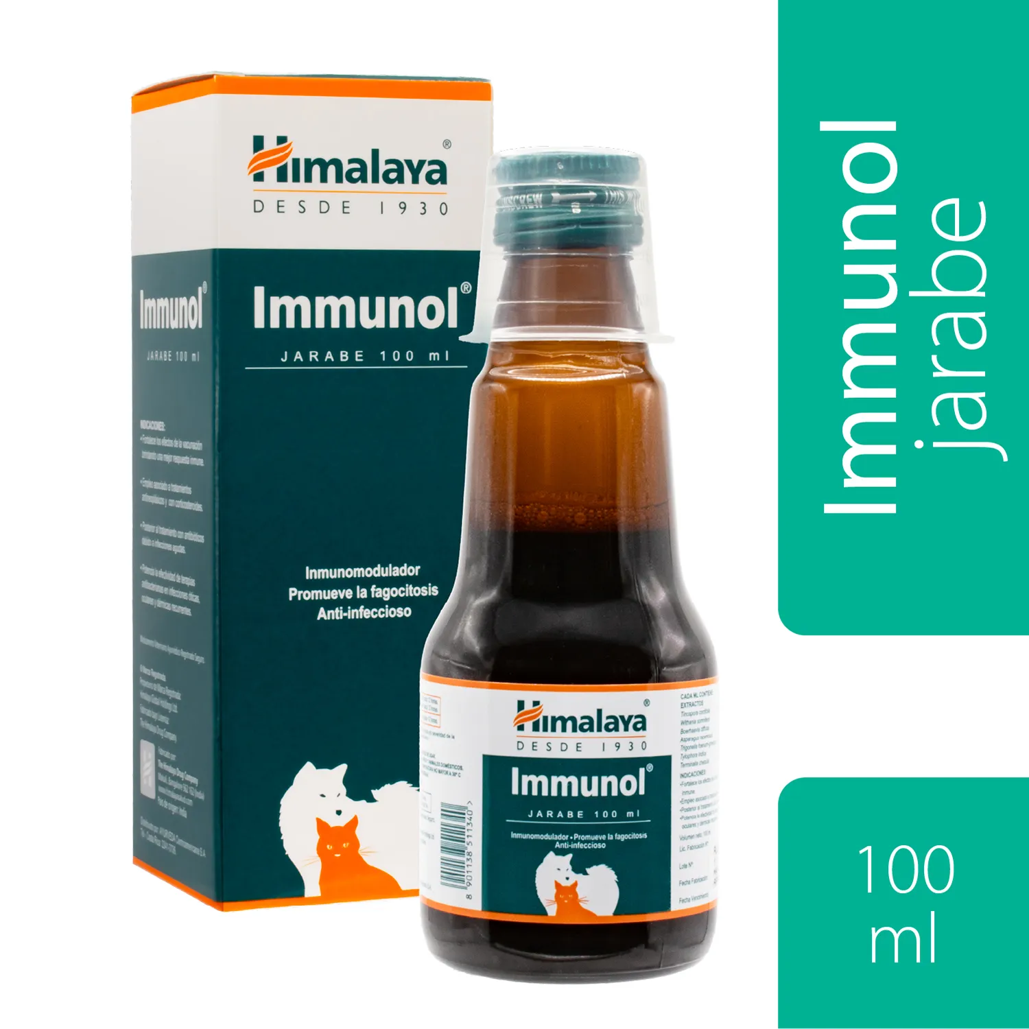 Jarabe Sist. Imnune Mascota Immunol  Himalaya