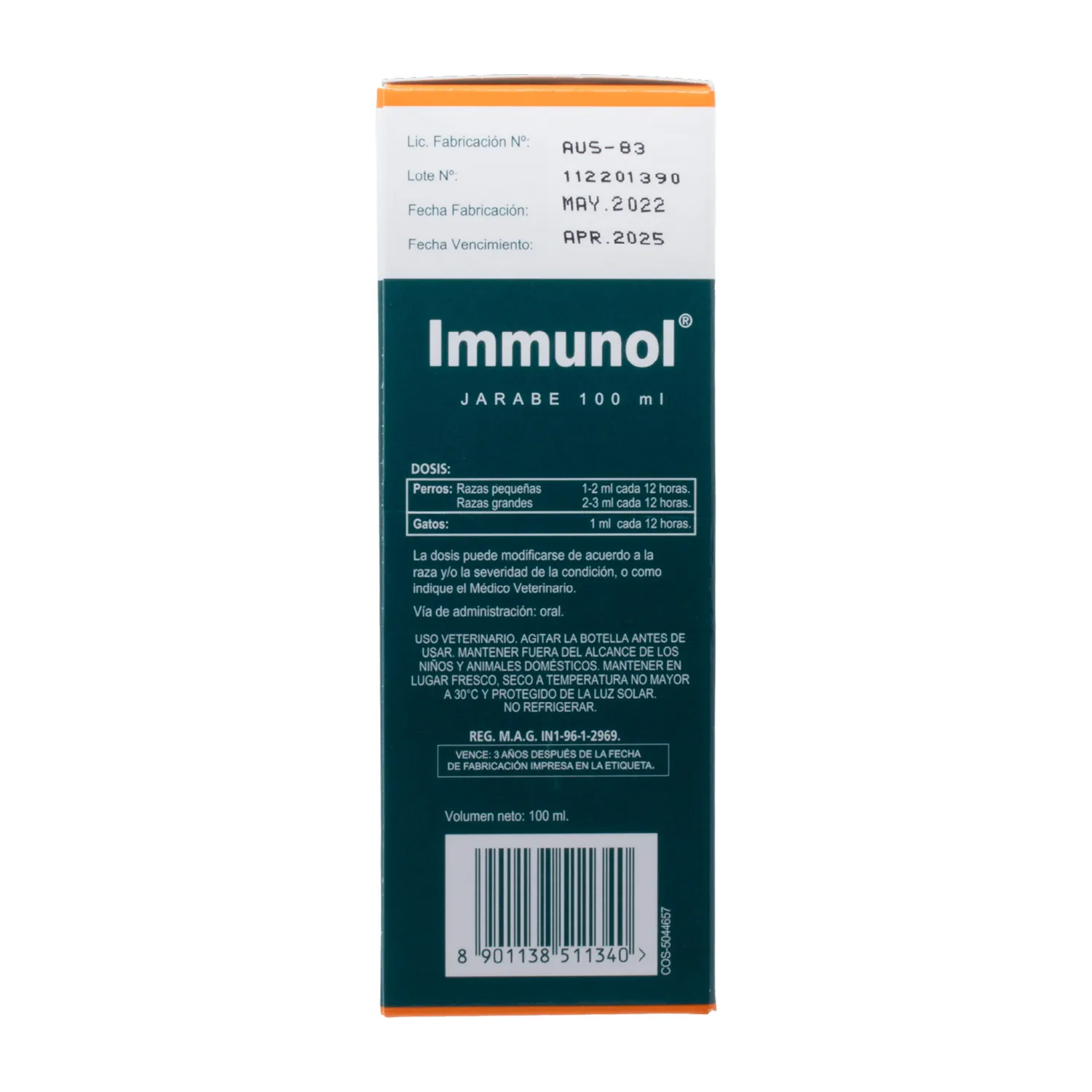 Jarabe Sist. Imnune Mascota Immunol  Himalaya