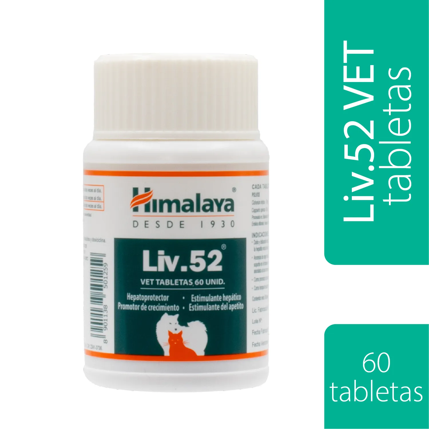 Protector Hepático Tabletas Mascota Liv 52 Himalaya