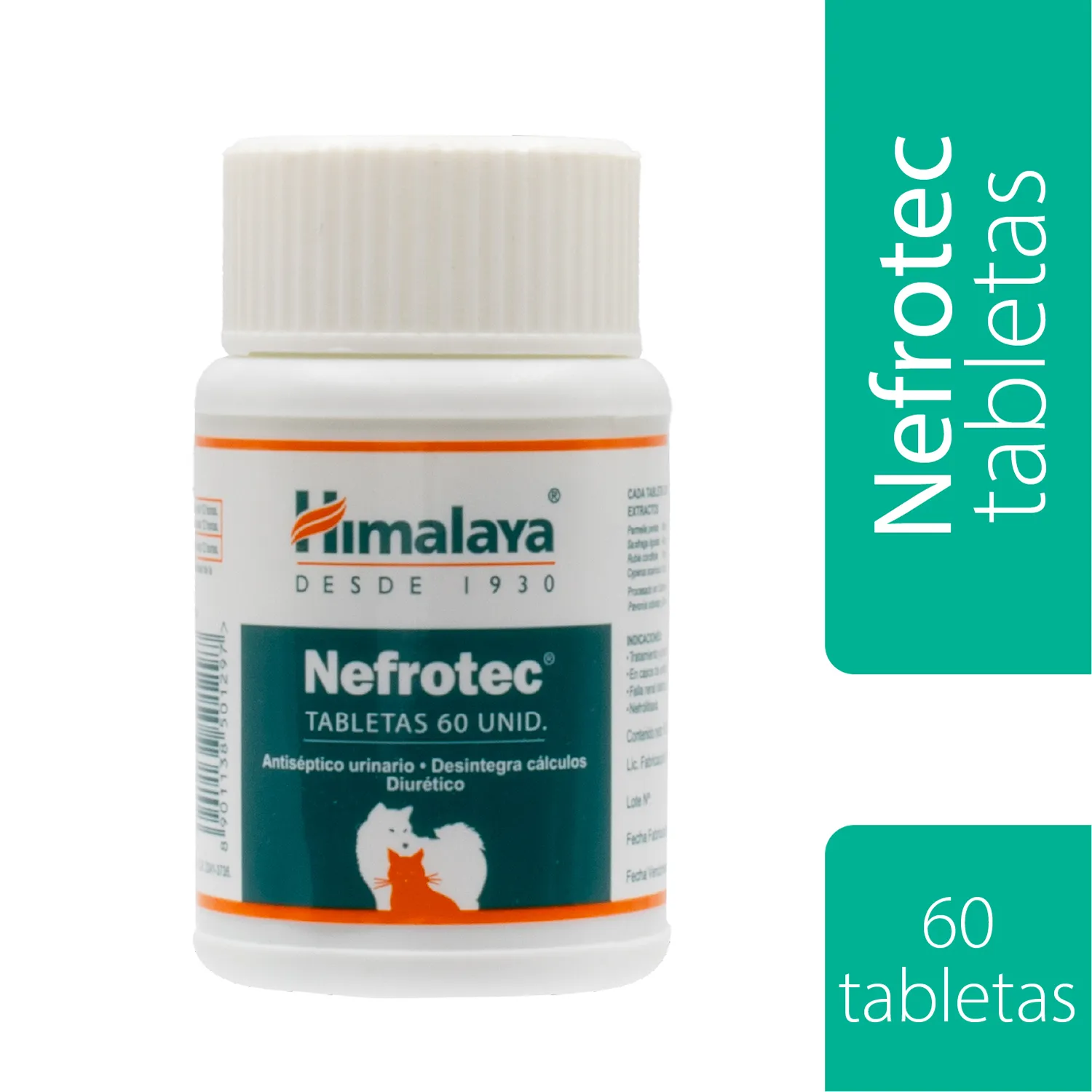 Protector Urinaro Tabletas Mascota Nefrotec  Himalaya